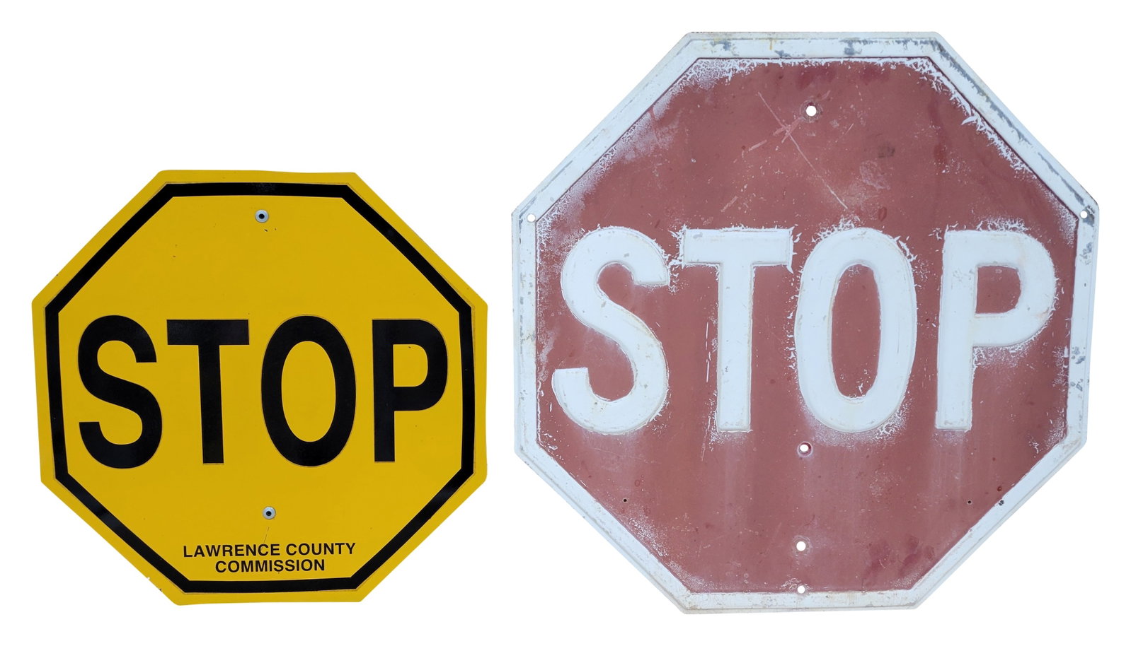 Lot of 2 STOP Signs (1 of 2)