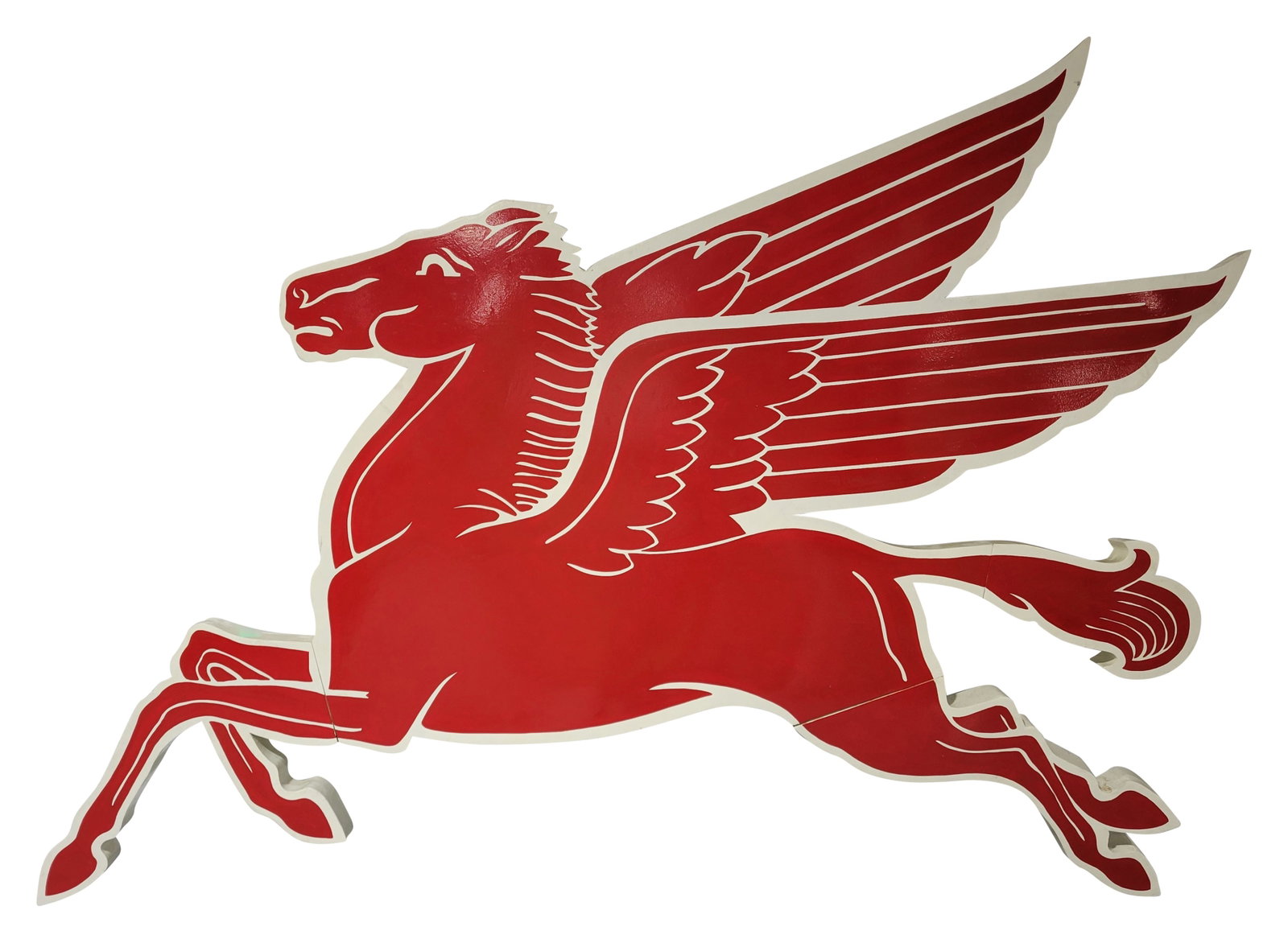 Mobil Pegasus 9' SST Cookie Cutter Sign "Left Facing" (1 of 2)