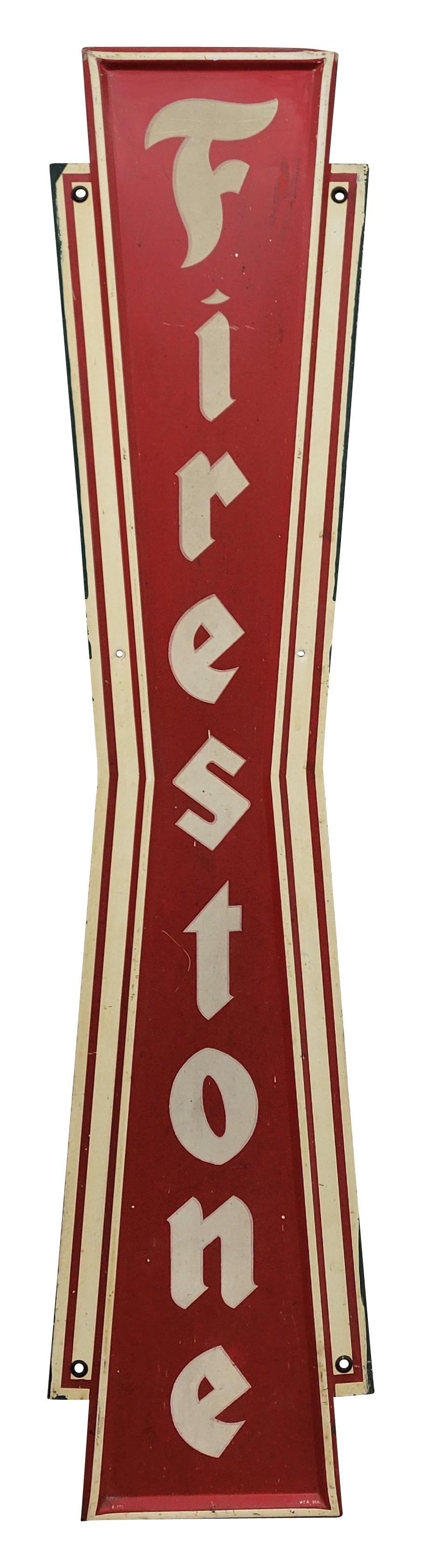Firestone Reflective Vertical Bowtie Sign (1 of 3)