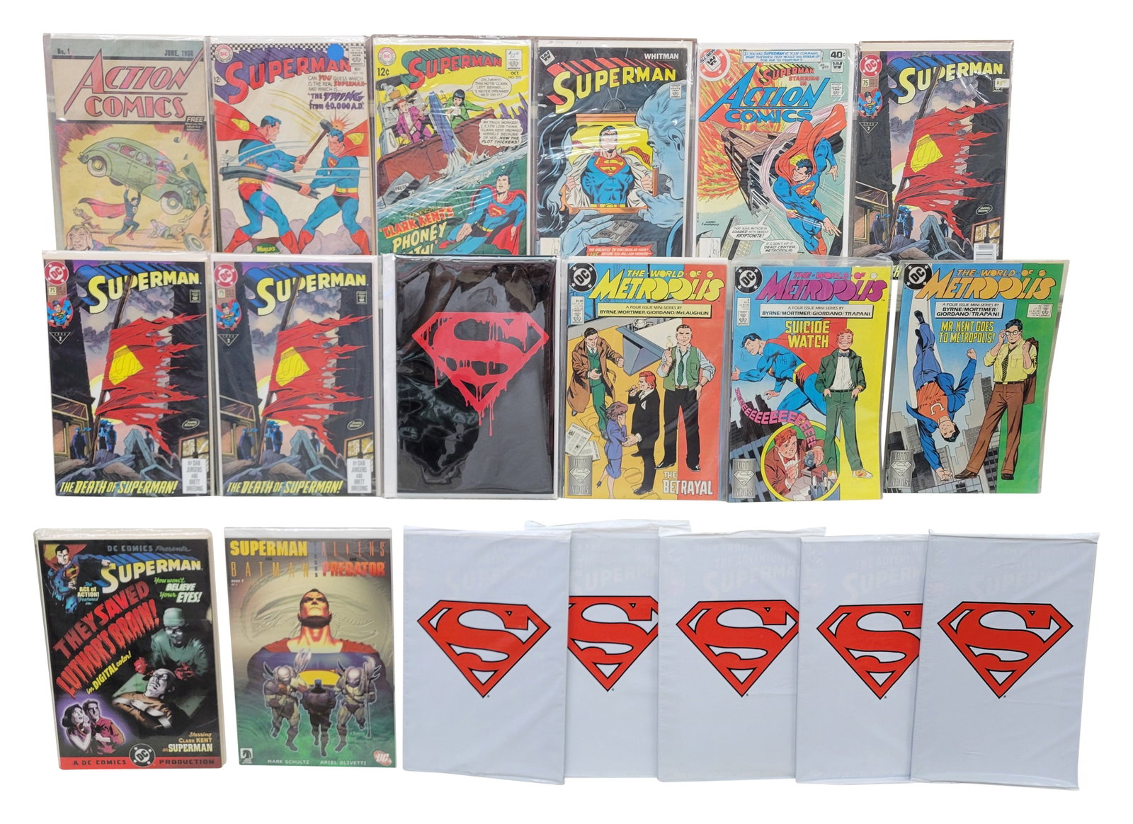 Superman Comic Book Lot, Action Comics, DC Comics, Witman (1 of 3)