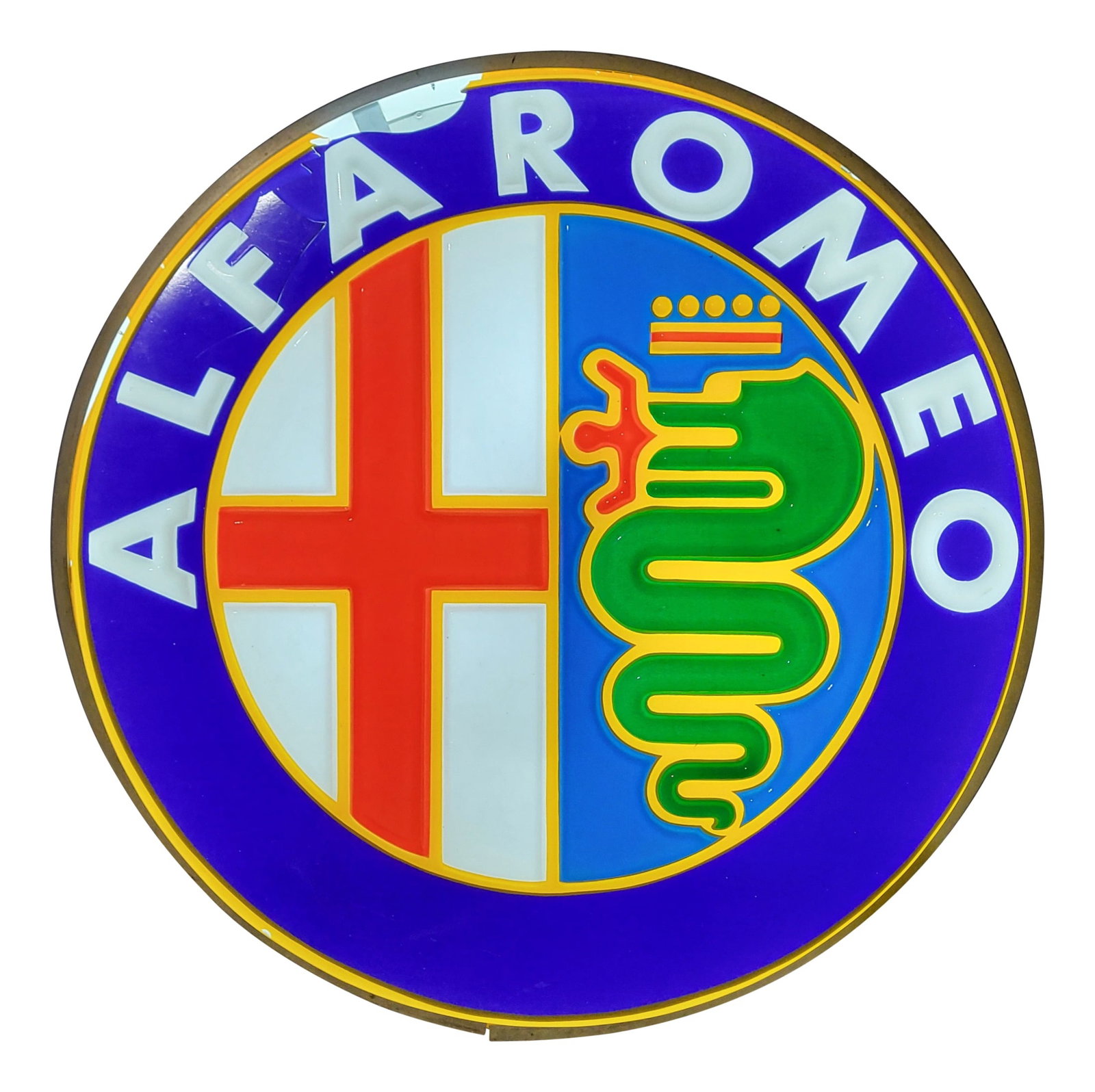 Alfa Romero Embossed Light Up Dealer Sign (1 of 4)