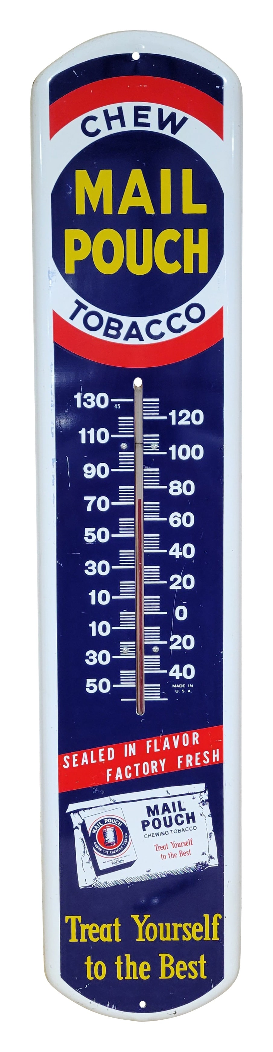 Chew Mail Pouch Tobacco Tin Thermometer (1 of 3)