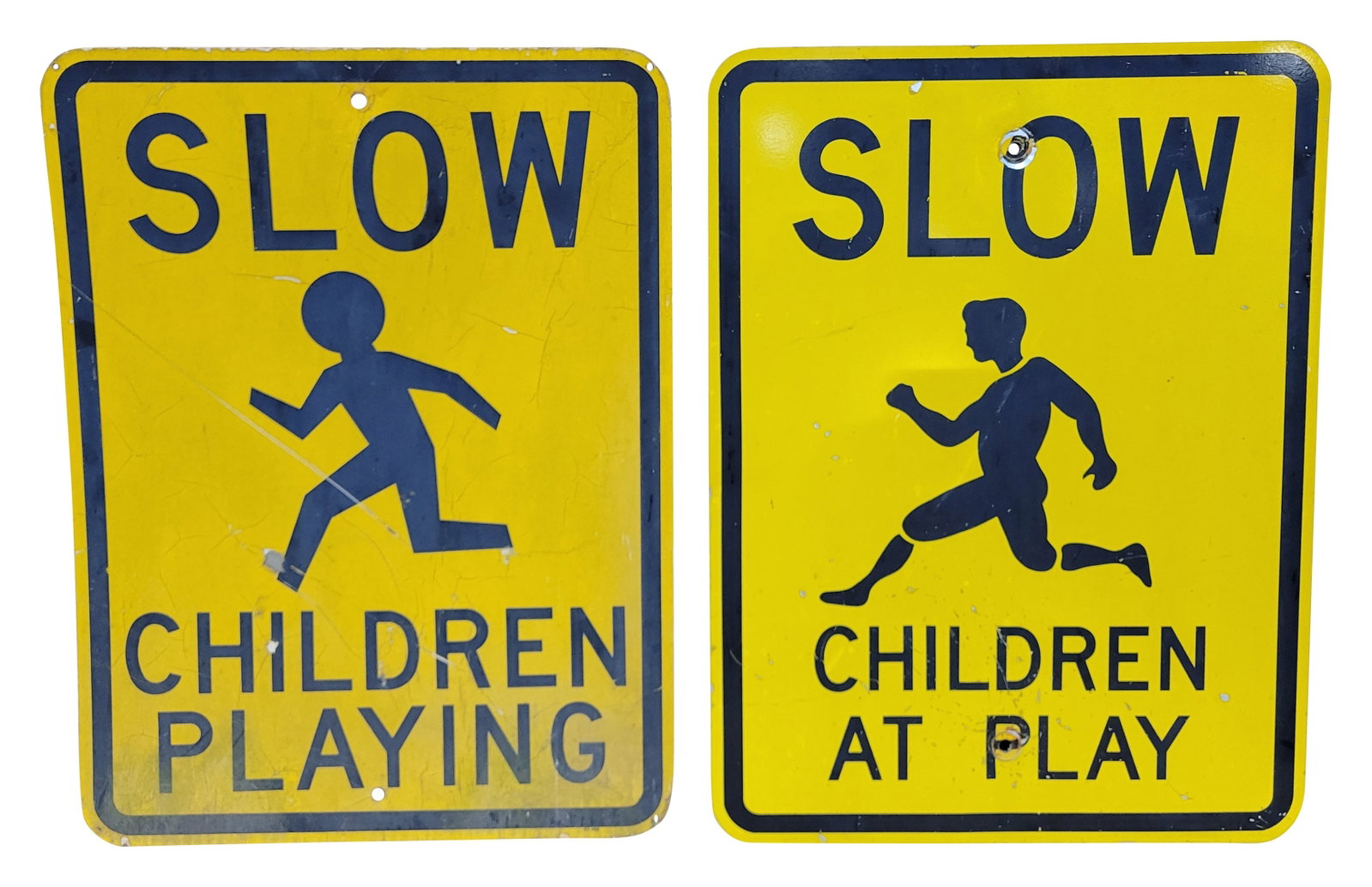 Slow Children Playing Road Signs (1 of 2)