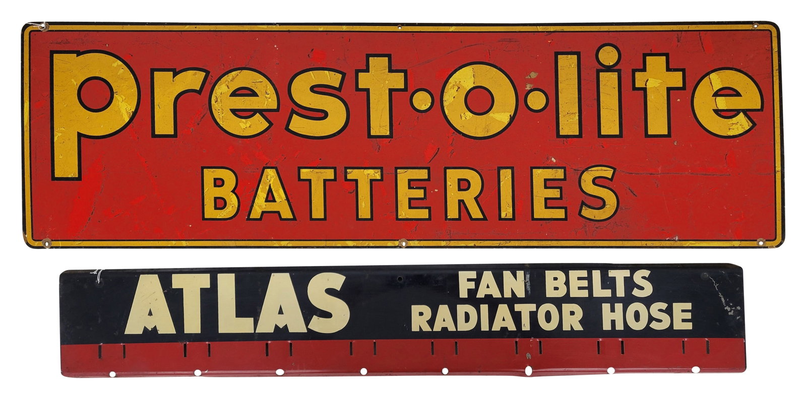 Prestolite Batteries Masonite Sign and Atlas Display Rack (1 of 2)