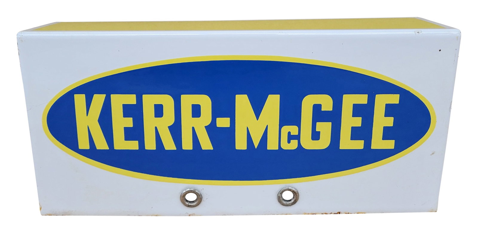 Kerr-McGee Porcelain Pump Topper Sign (1 of 3)