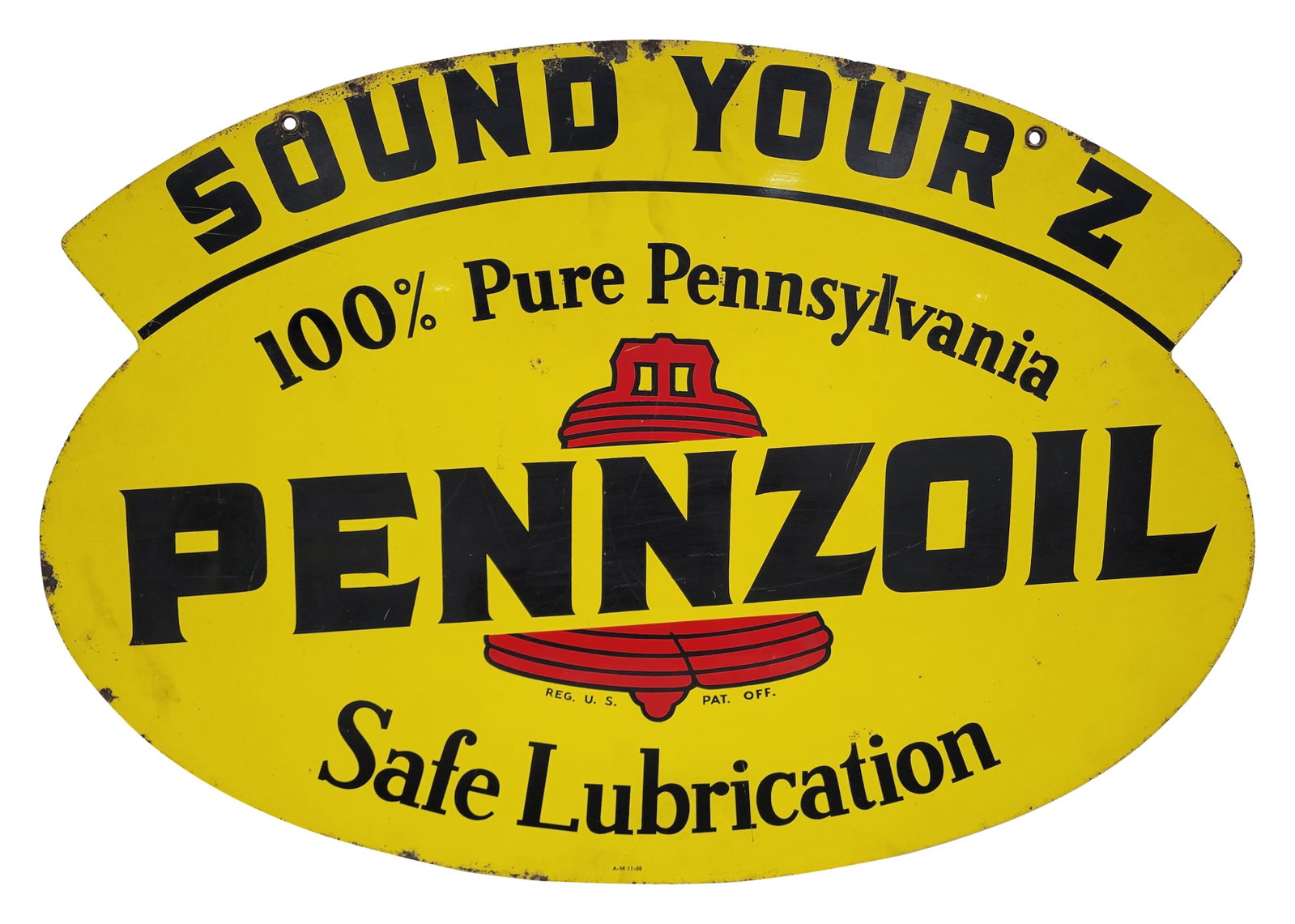 Pennzoil Sound Your Z Safe Lubrication DST Sign (1 of 2)