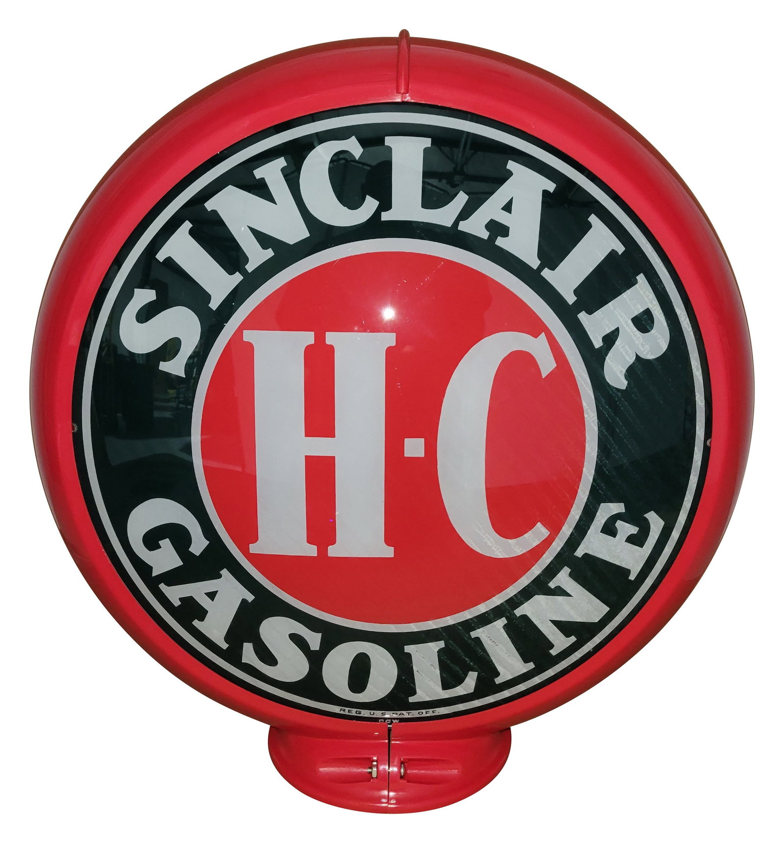 Sinclair HC Gasoline 13.5" Complete Gas Pump Globe Capco Body (1 of 2)