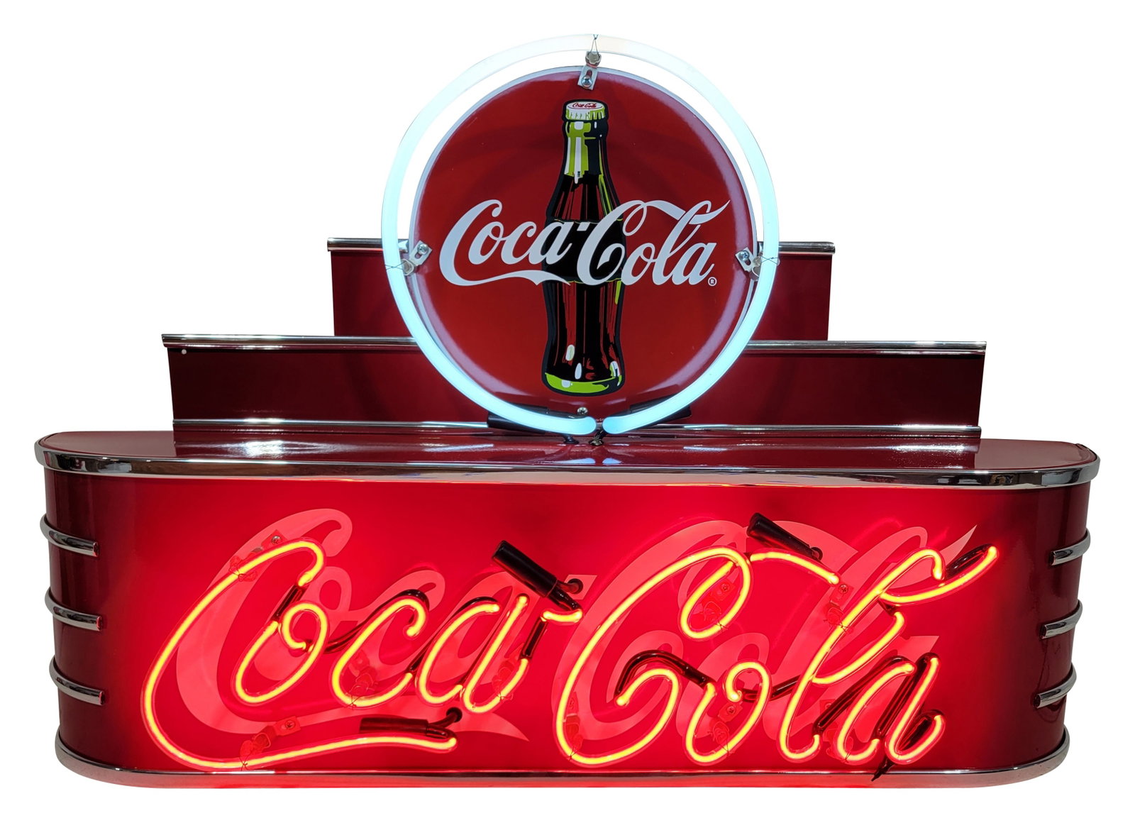 Coca Cola Deco Diner Style Neon Sign (1 of 4)