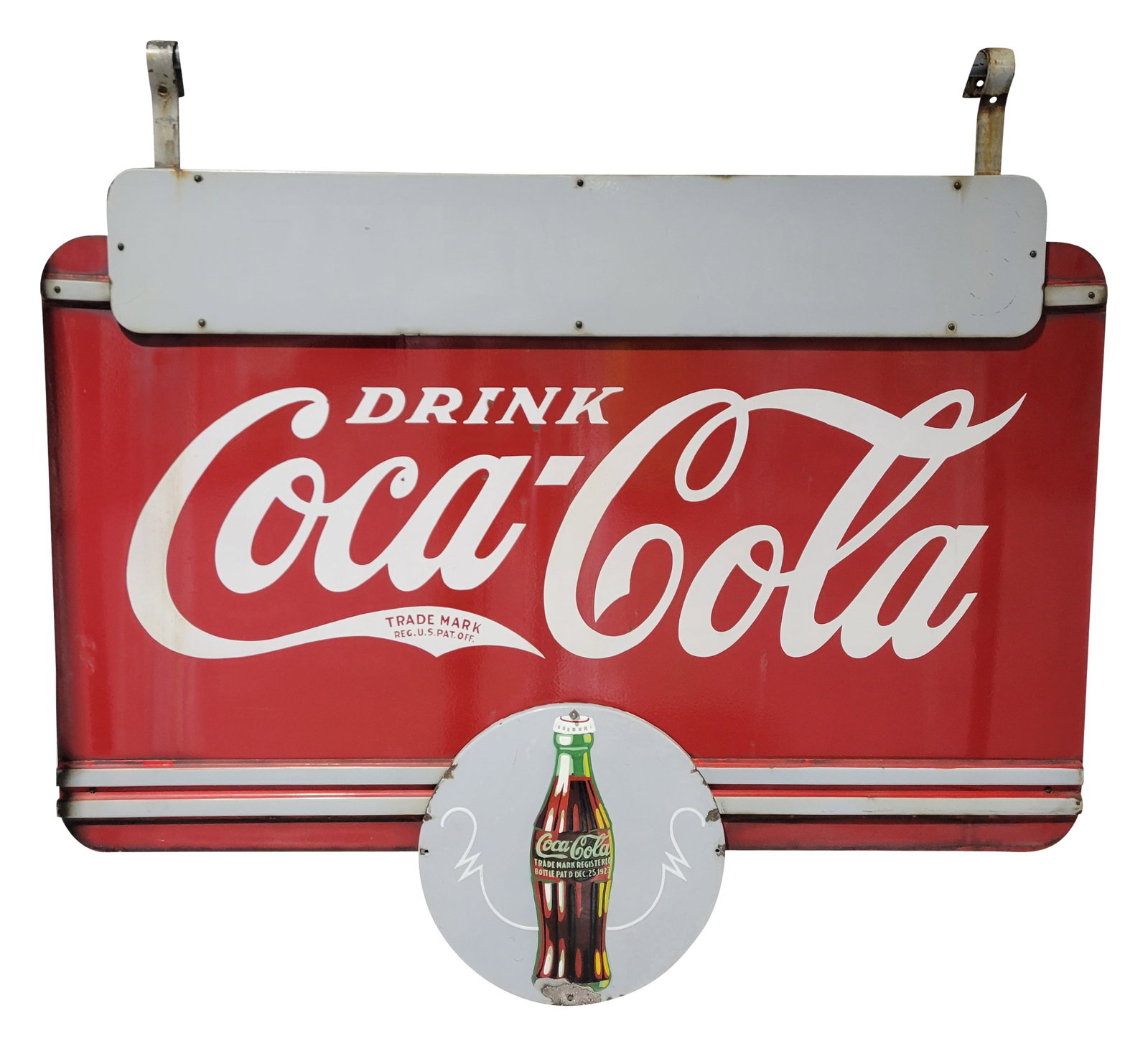 Drink Coca Cola Multi-piece DSP Sign w/ Bottle (1 of 2)