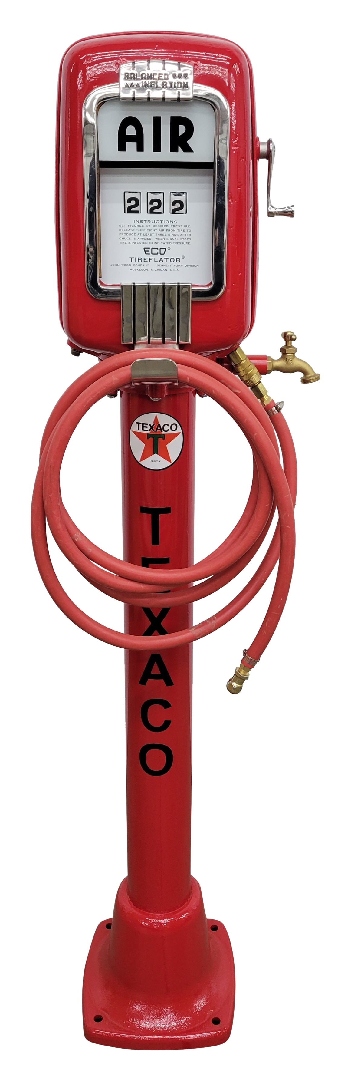 Restored Texaco Eco Tireflator Air Meter Model 98 (1 of 4)