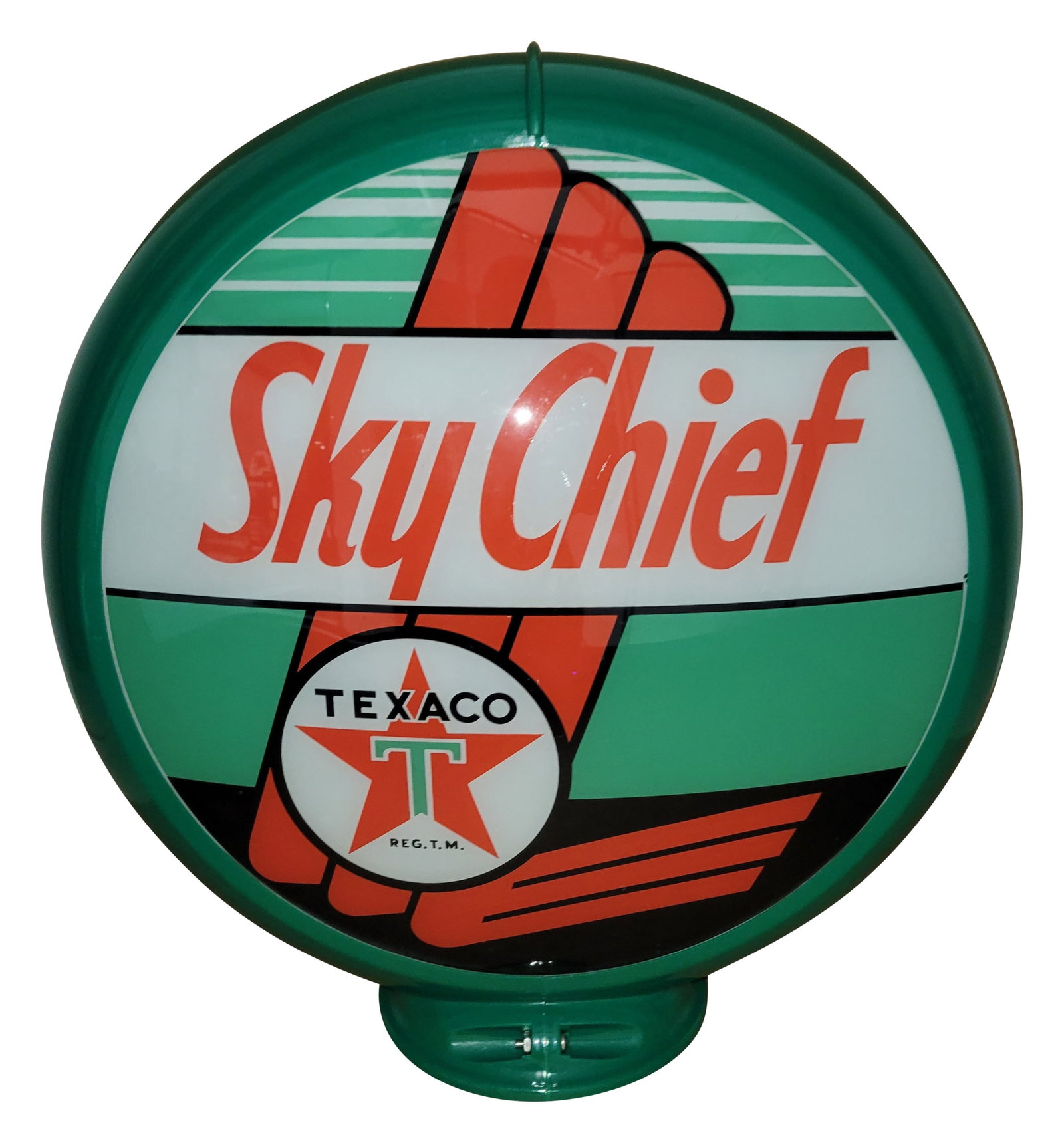 Texaco Sky Chief Gasoline 13.5" Complete Capco Globe Body (1 of 2)