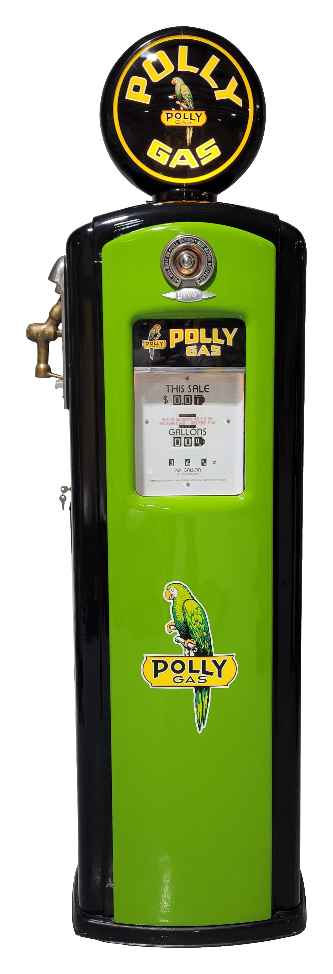 Bennett Model #646 Computing Gas Pump Polly Professionally Restored (1 of 4)