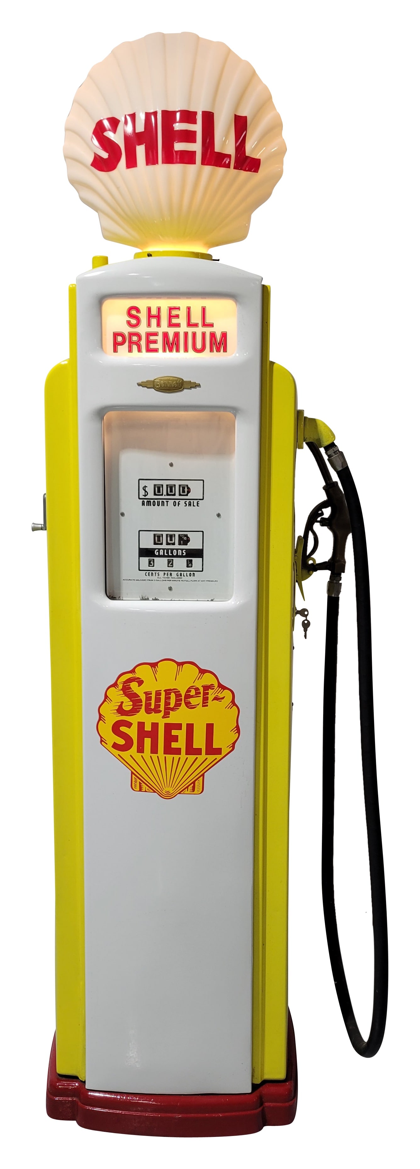 Bennett Computing Gas pump Super Shell Restored (1 of 4)