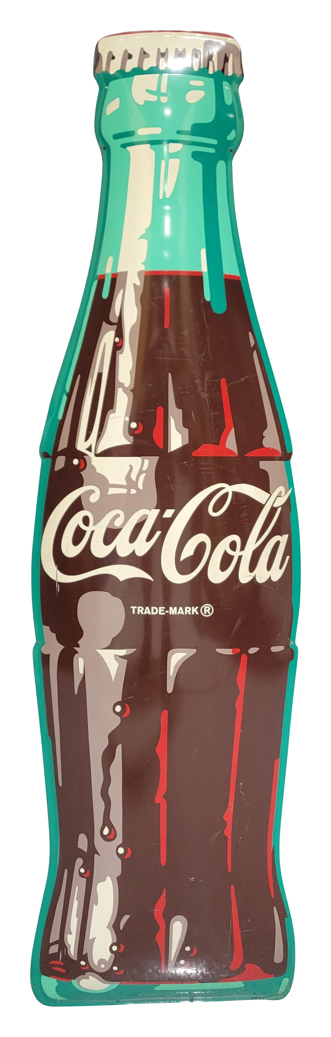 6Ft Coca Cola Die Cut Bottle Sign (1 of 2)