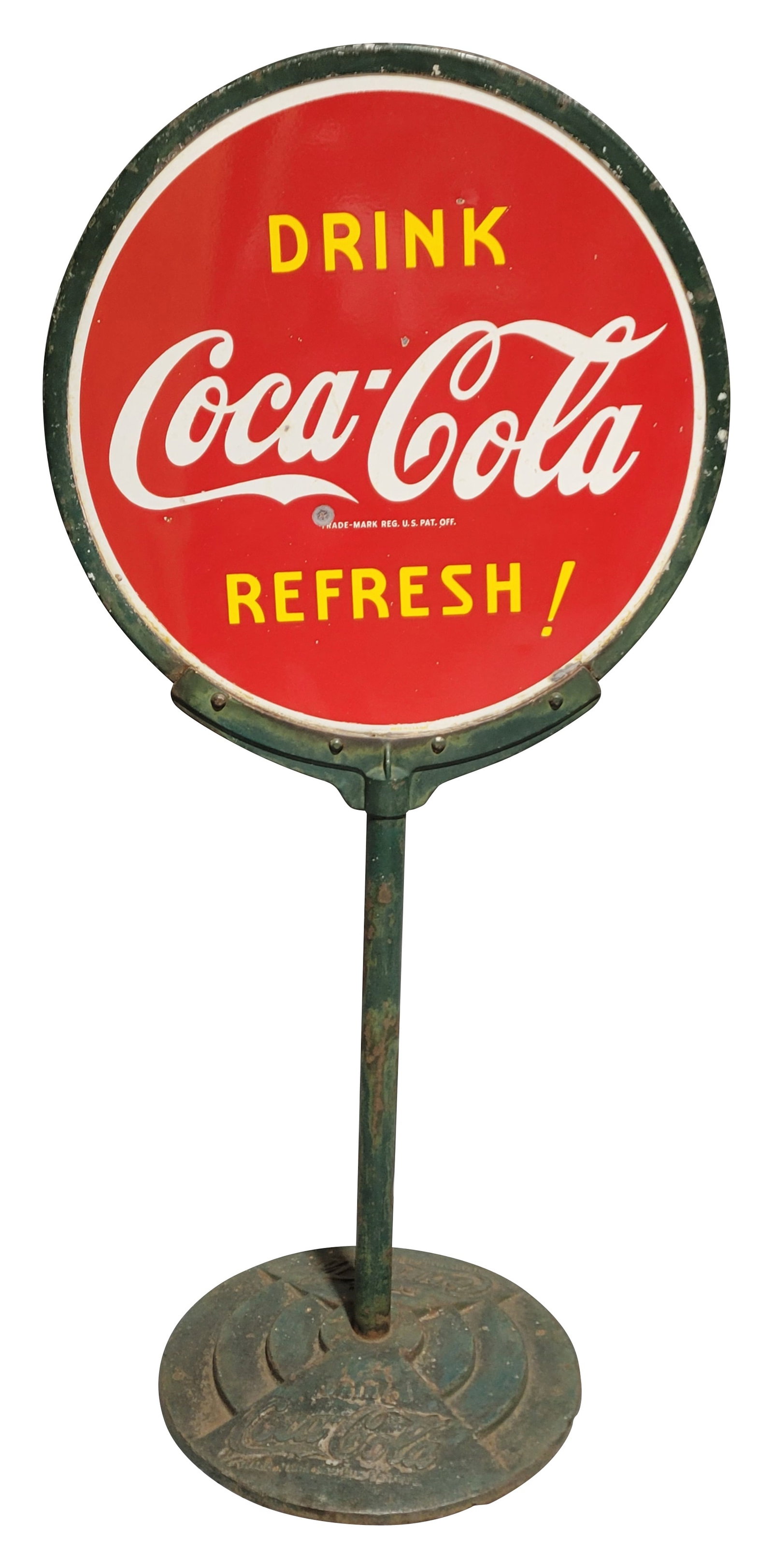 Drink Coca Cola Refresh DSP Lollipop Sign (1 of 2)