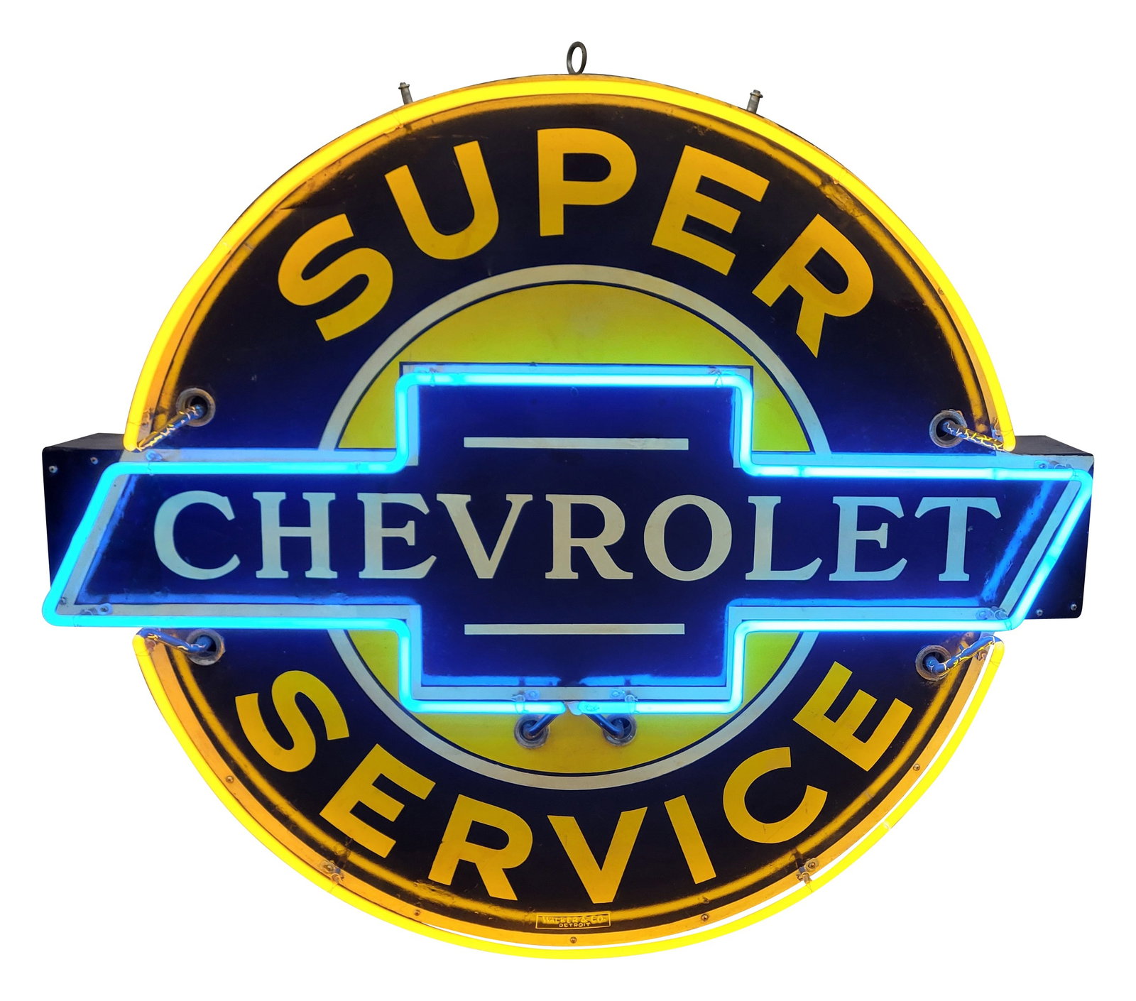 Chevrolet Super Service 4' SSP Factory Neon Sign (1 of 4)