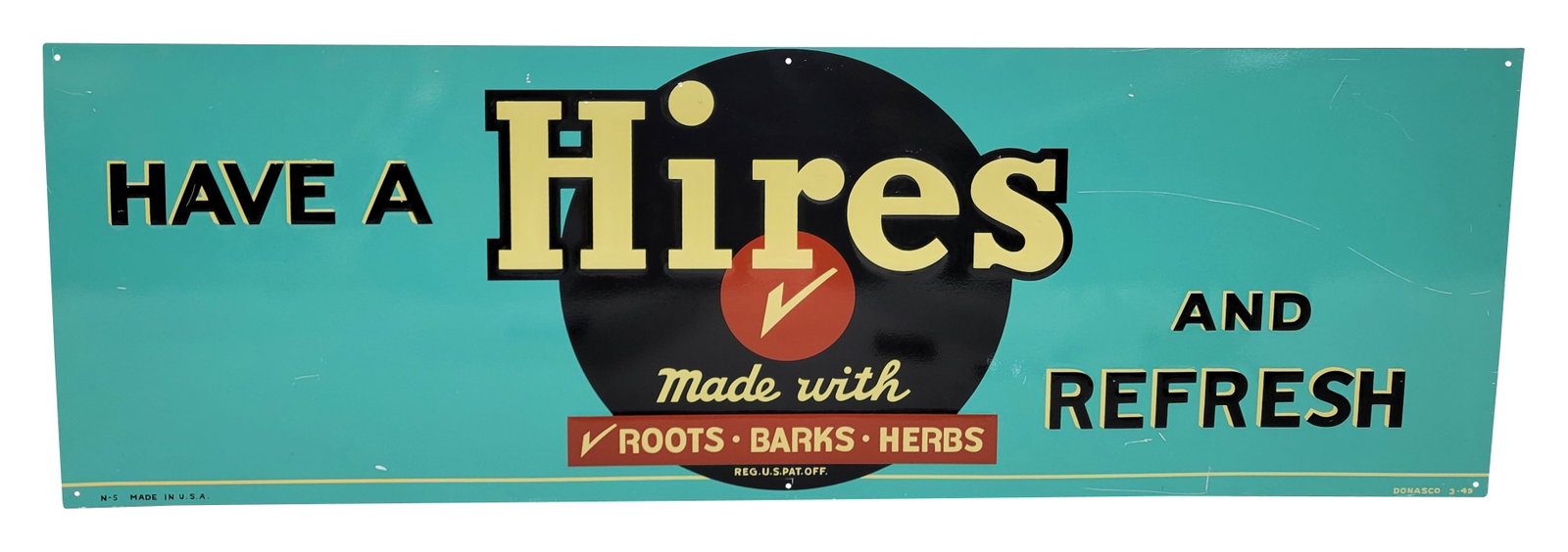 Have A Hires Refresh Embossed SST Sign (1 of 3)