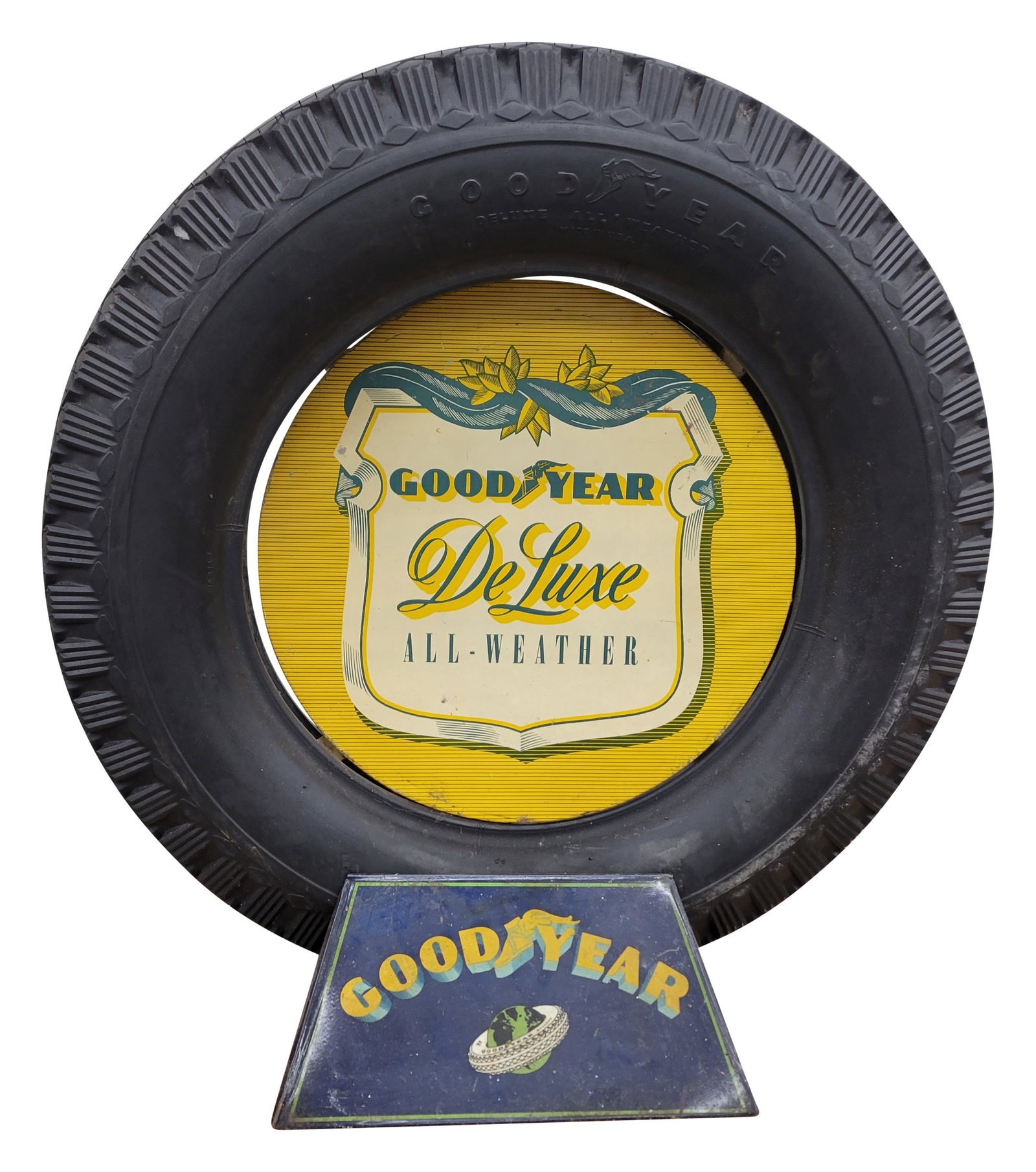 Good Year Tire Stand Display and SST Tire Insert Sign (1 of 2)