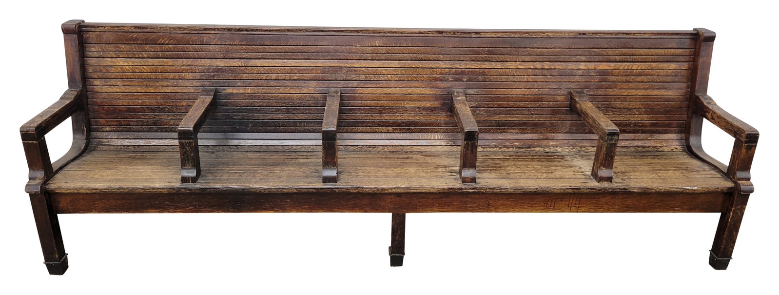 Illinois Central Railroad Passenger Station Bench (1 of 7)