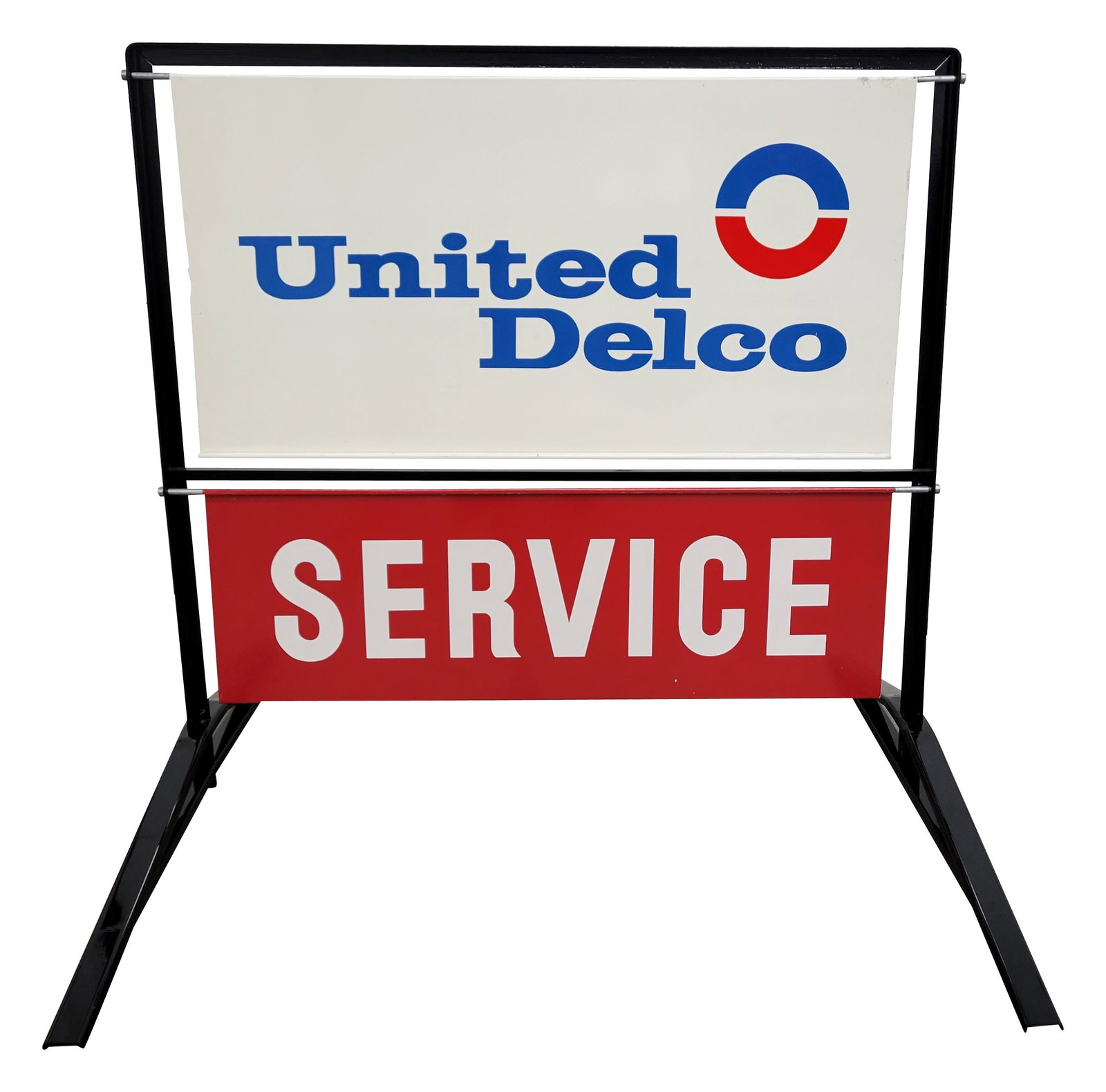 United Delco Service Double Sided Service Station Sidewalk Sign (1 of 2)