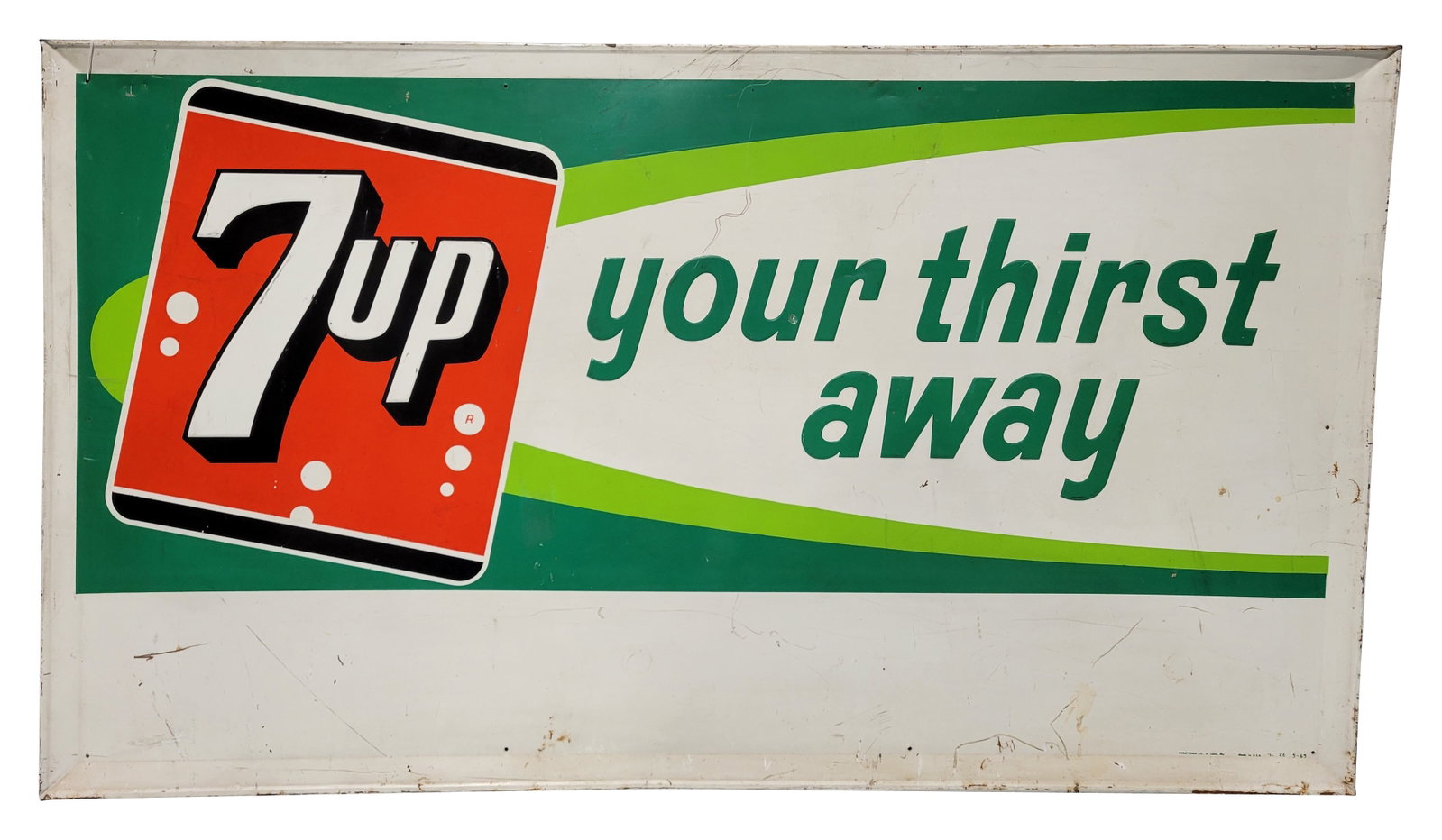 7UP Your Thirst Away SST Sign (1 of 2)