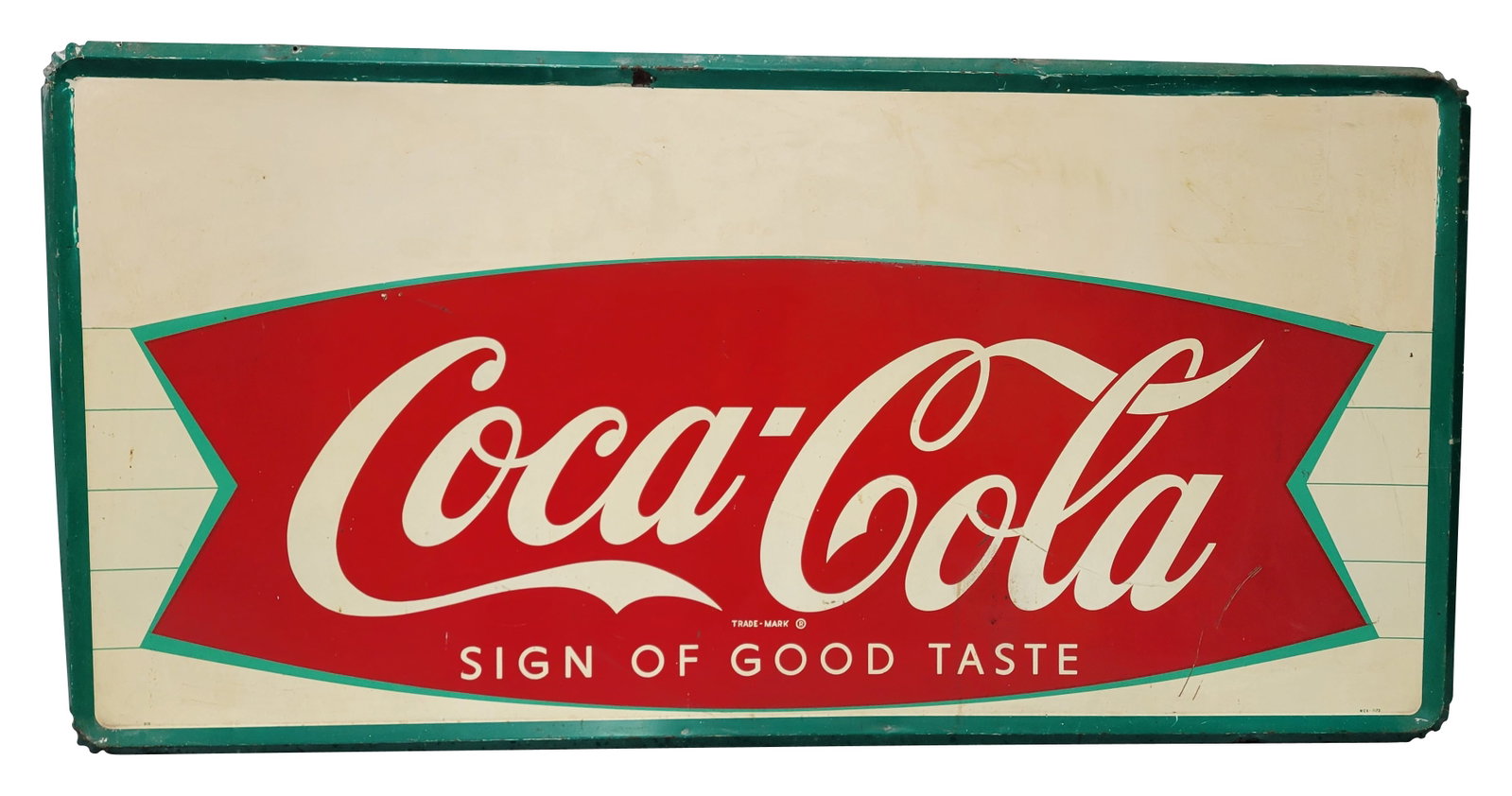 Coca Cola Sign Of Good Taste SST Sign With Fishtail Logo (1 of 2)