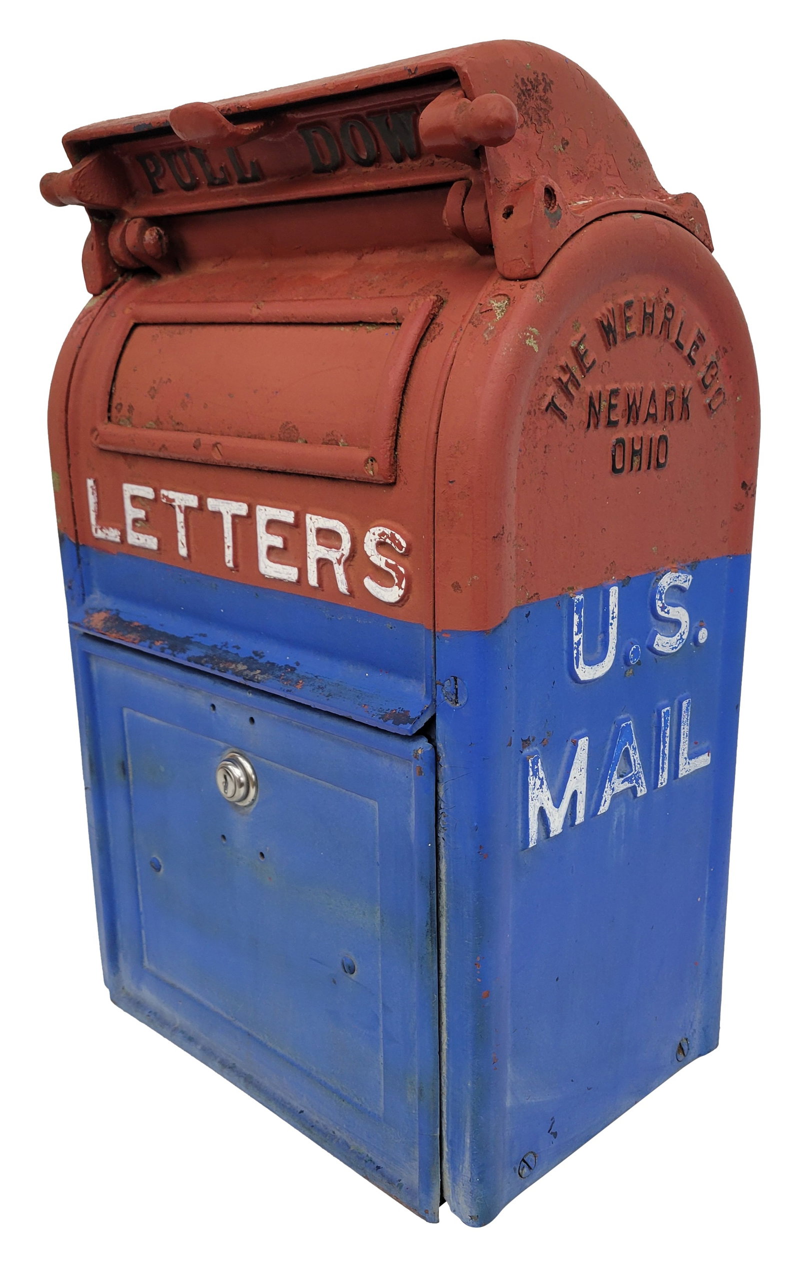US Mail Cast Iron Mail Box (1 of 5)