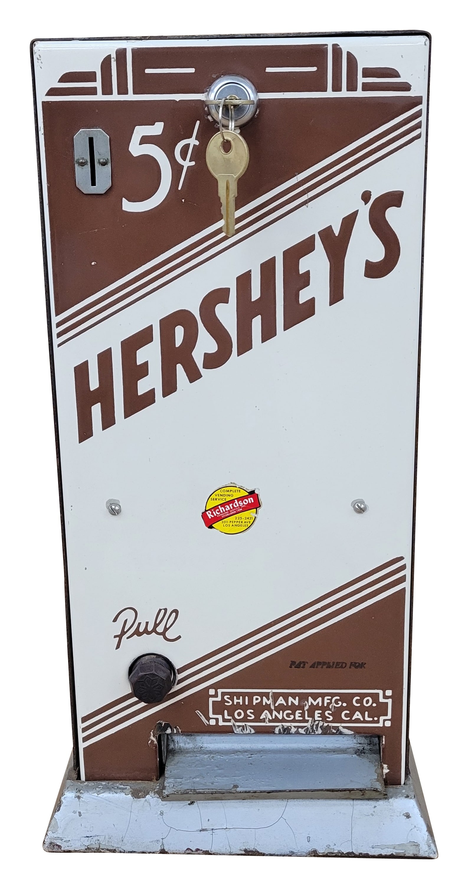 Hershey's 5 Cent Coin Operated Vending Machine (1 of 4)