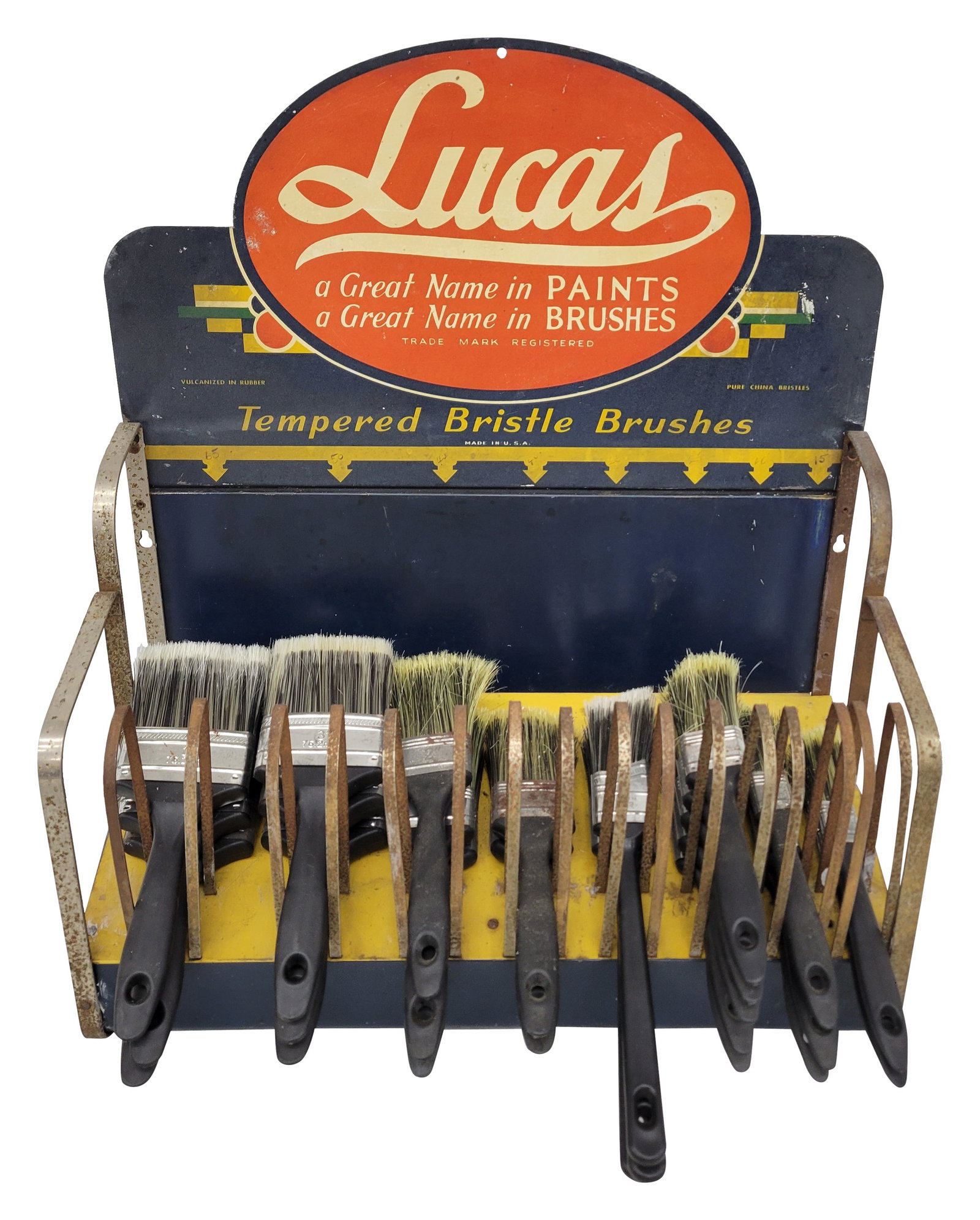 Lucas Tempered Bristle Brushes Display Rack (1 of 4)