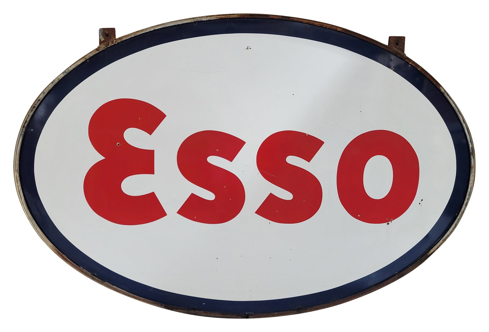 Esso Gasoline 7.5' DSP ID Sign w/ Ring (1 of 3)