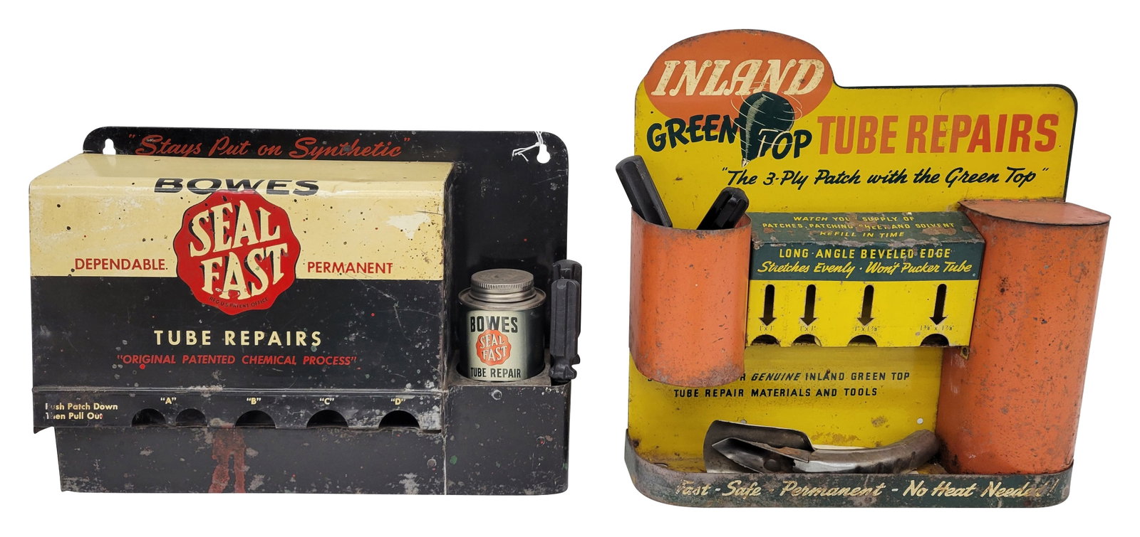 Bowes Seal Fast and Inland Green Top Tube Repairs Metal Displays (1 of 3)
