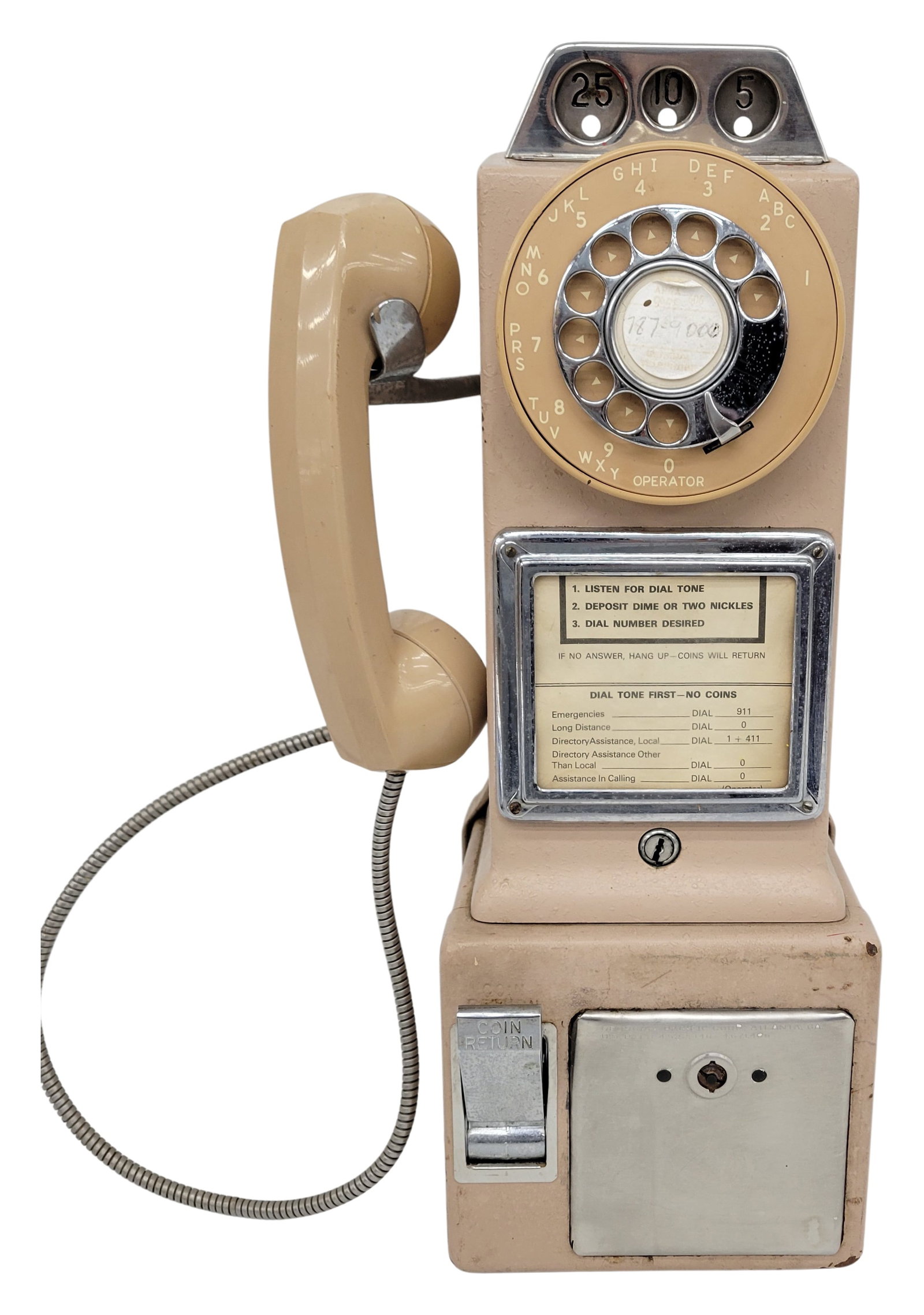 Automatic Electric Rotary Dial Pay Phone (1 of 4)