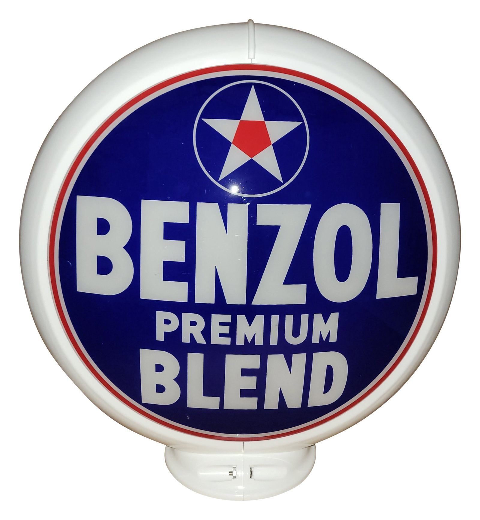 Scarce Ford Benzol Premium Blend 13.5" Single Capco Body Gas Pump Globe (1 of 2)