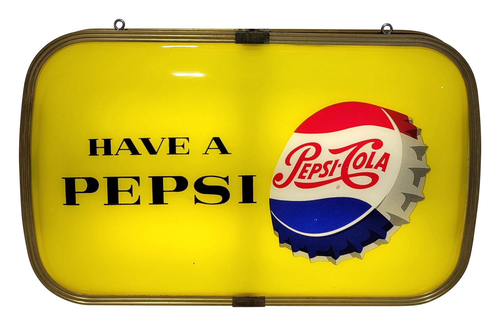 Have A Pepsi Light Up Advertising Sign With Bottle Cap (1 of 4)