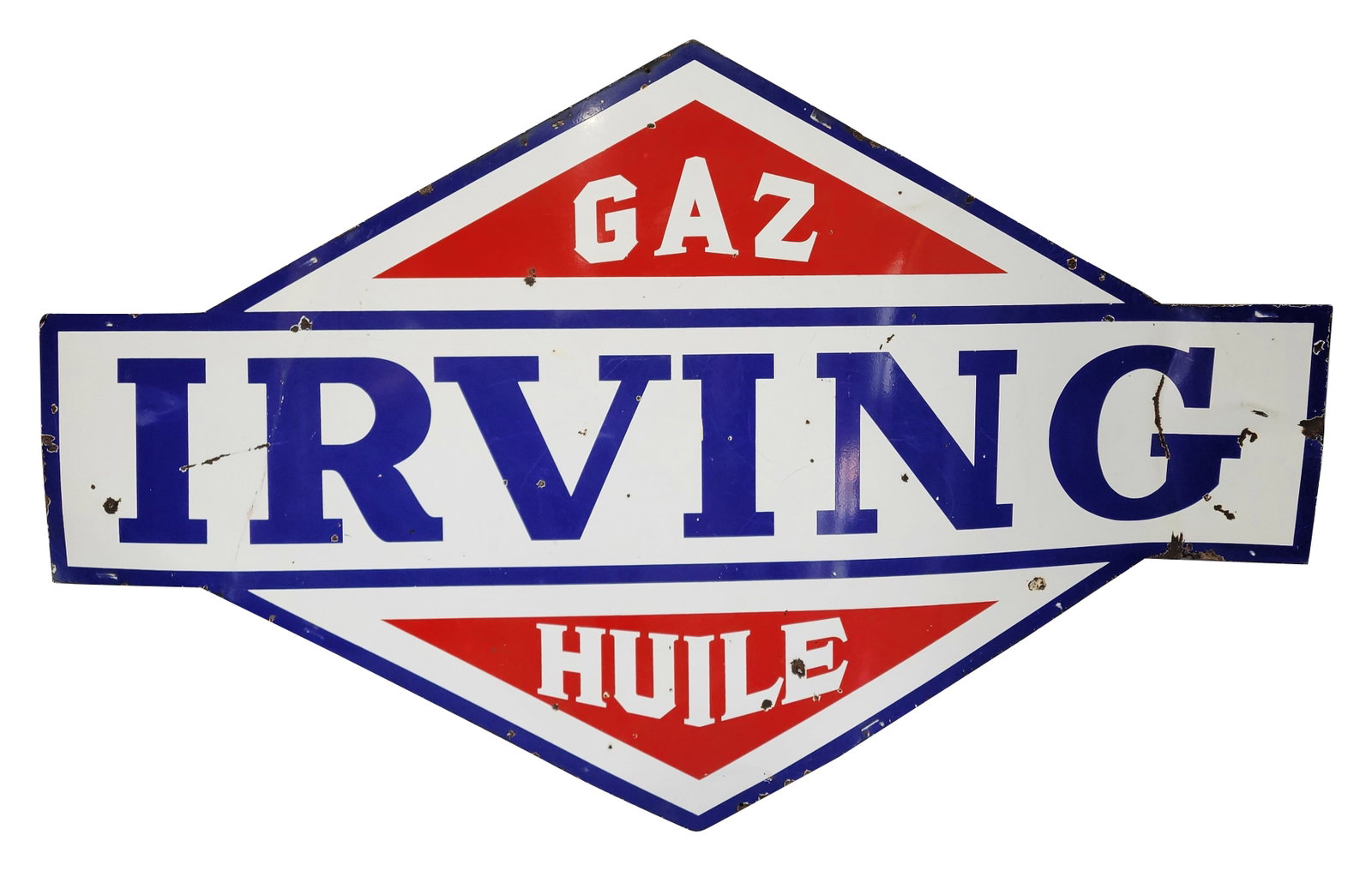 Irving Gaz Huile SSP Dealer Sign (1 of 2)