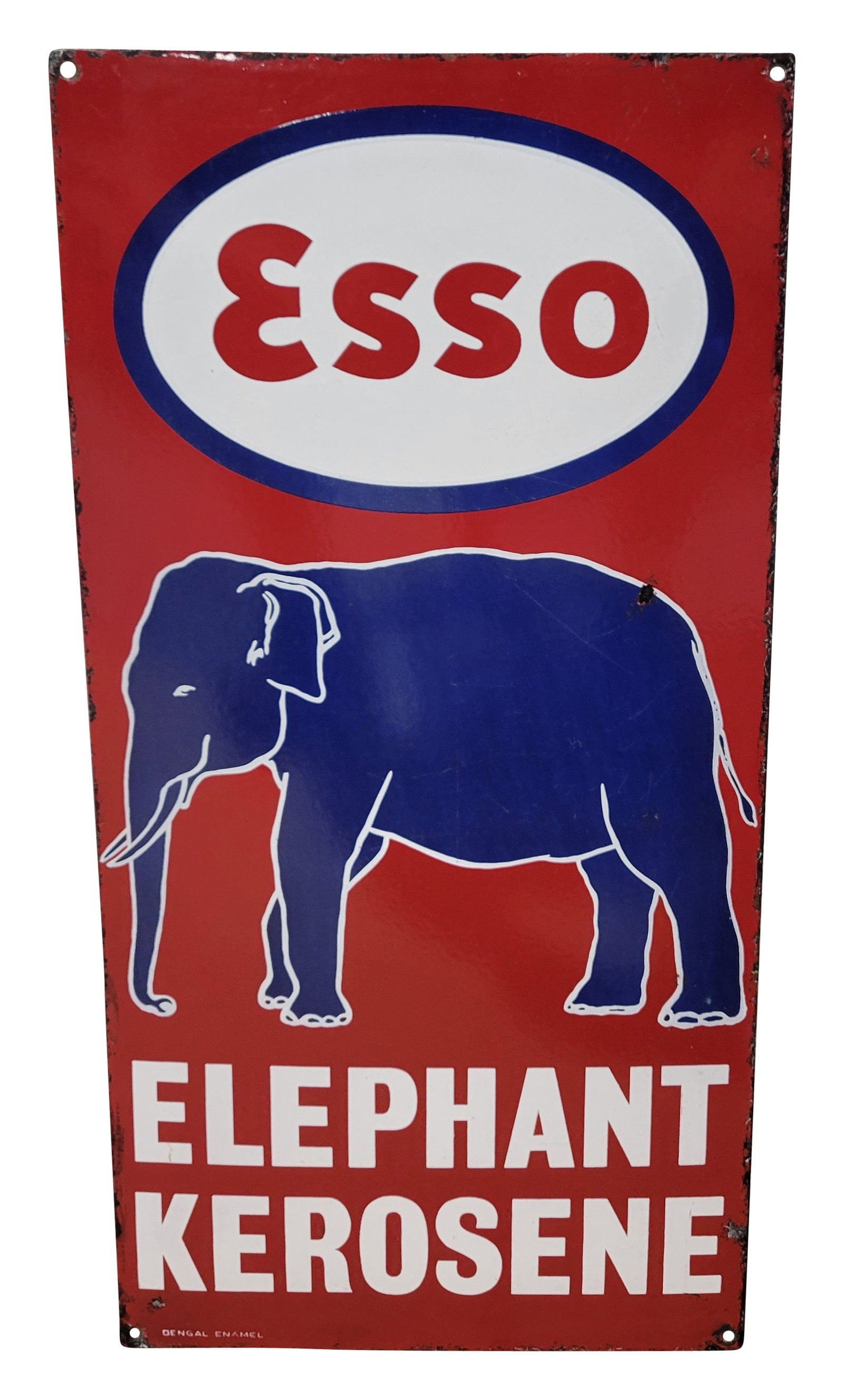 Esso Elephant Kerosene SSP Sign (1 of 2)