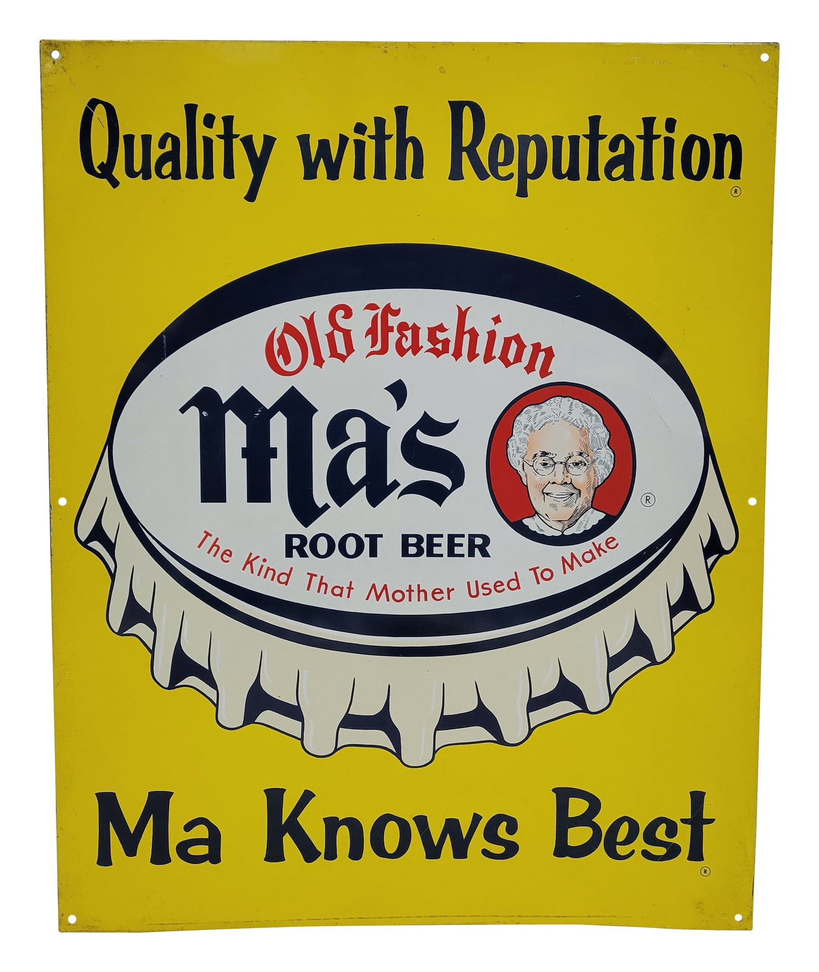 Ma's Old Fashion Root Beer SST Sign (1 of 2)