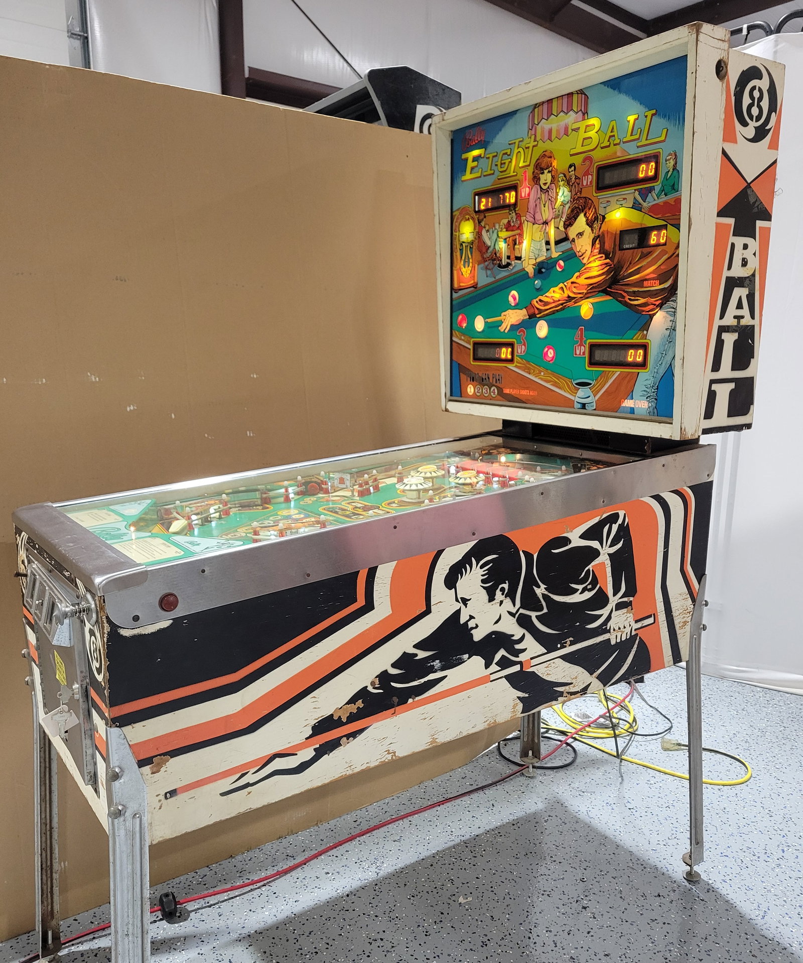 1977 Bally Eight Ball Pinball Machine - 2