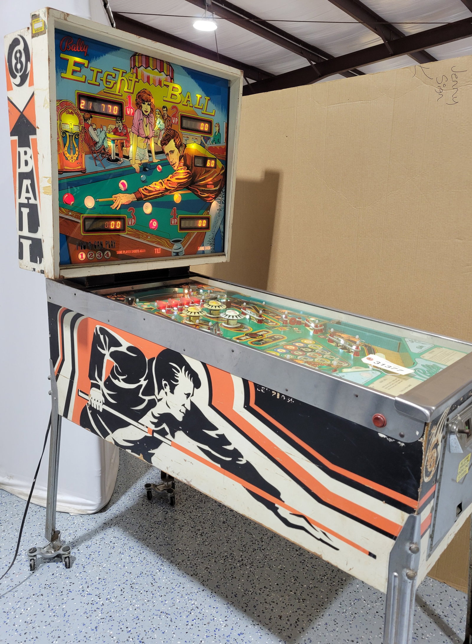 1977 Bally Eight Ball Pinball Machine - 3