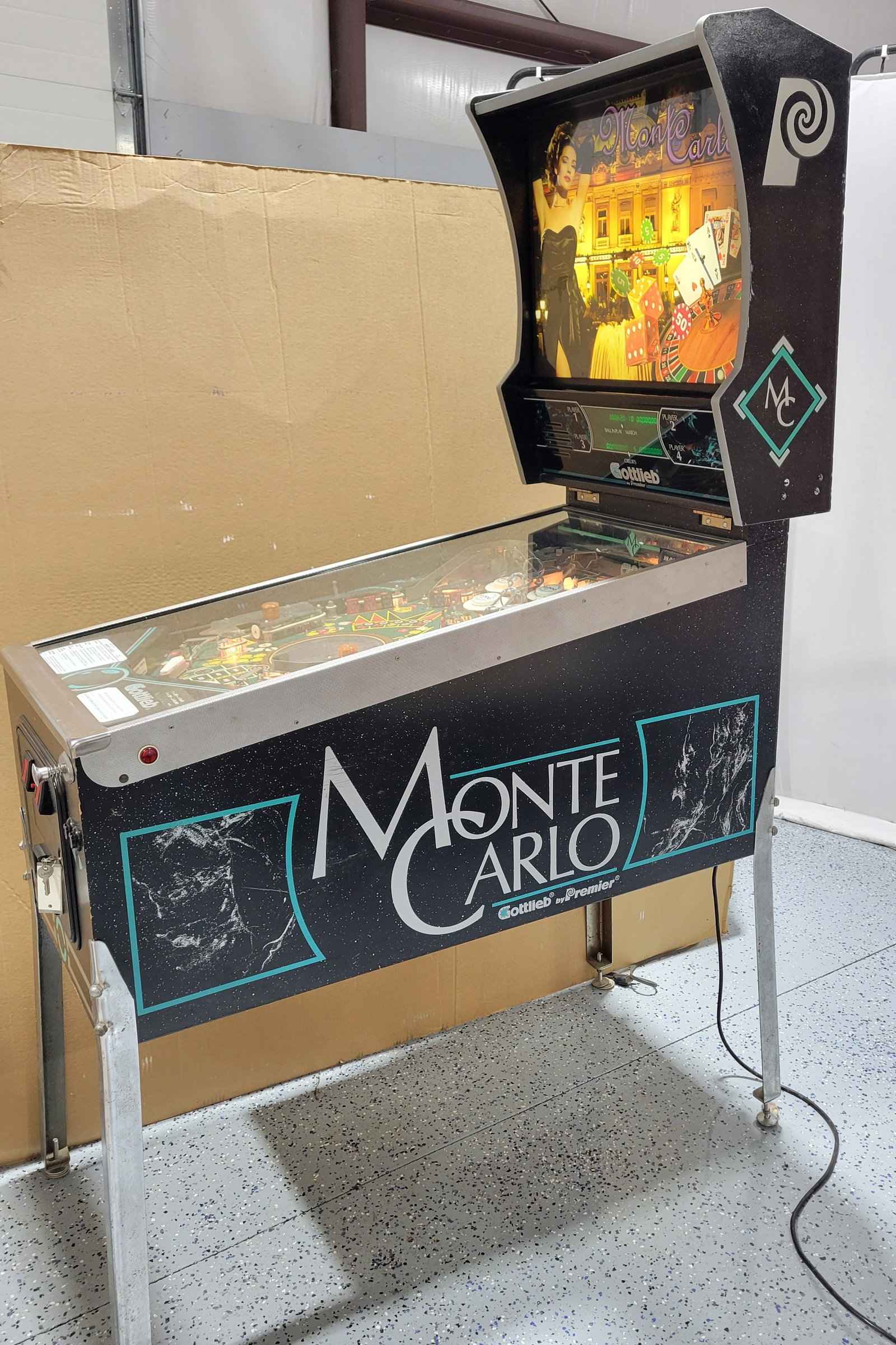 1985 Gottlieb Monte Carlo Pinball Machine - 2