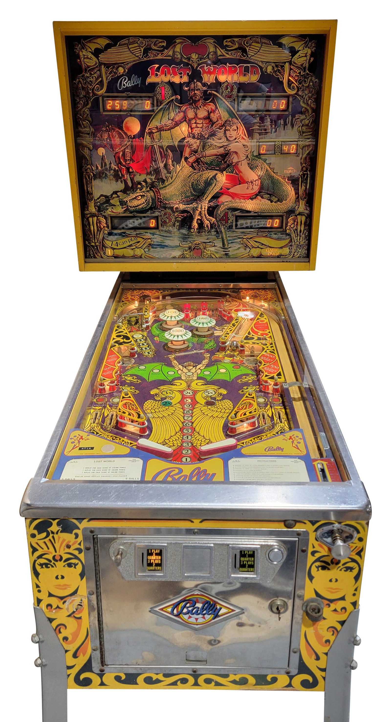1977 Bally Lost World Pinball Machine (1 of 5)