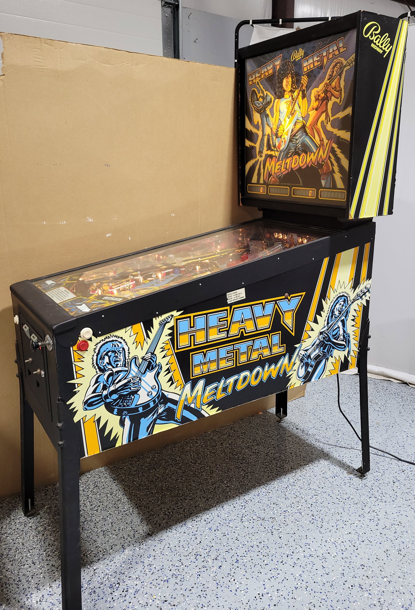 1987 Bally Midway Meltdown Pinball Machine - 2