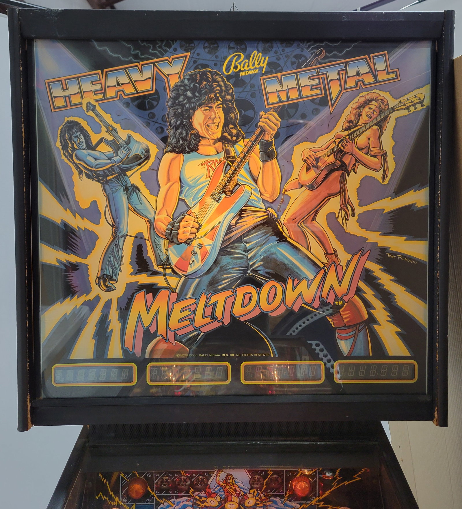 1987 Bally Midway Meltdown Pinball Machine - 3