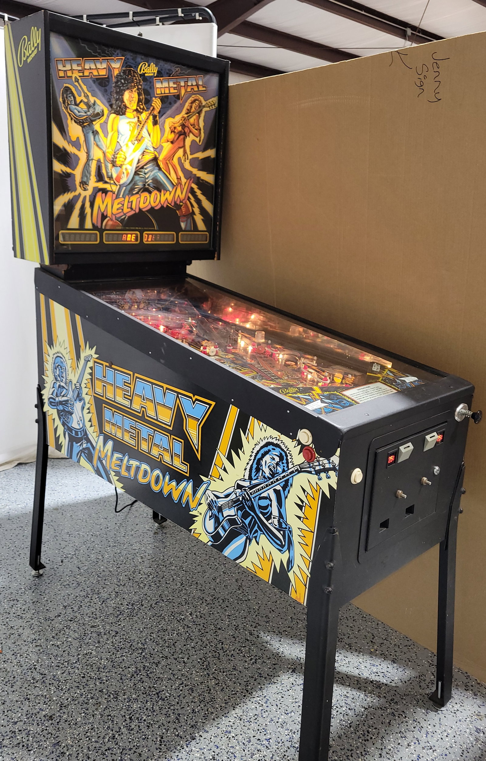 1987 Bally Midway Meltdown Pinball Machine - 5