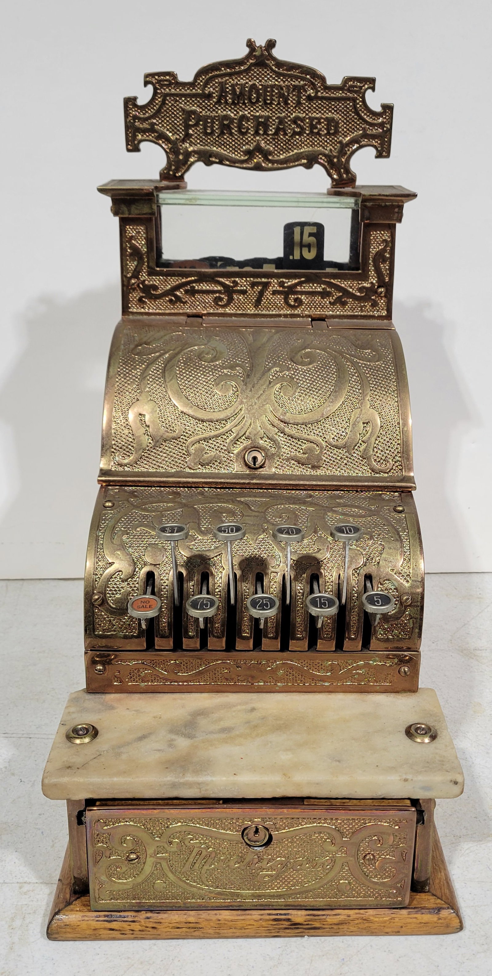 Michigan Model #7 Candy Store Cash Register - 2