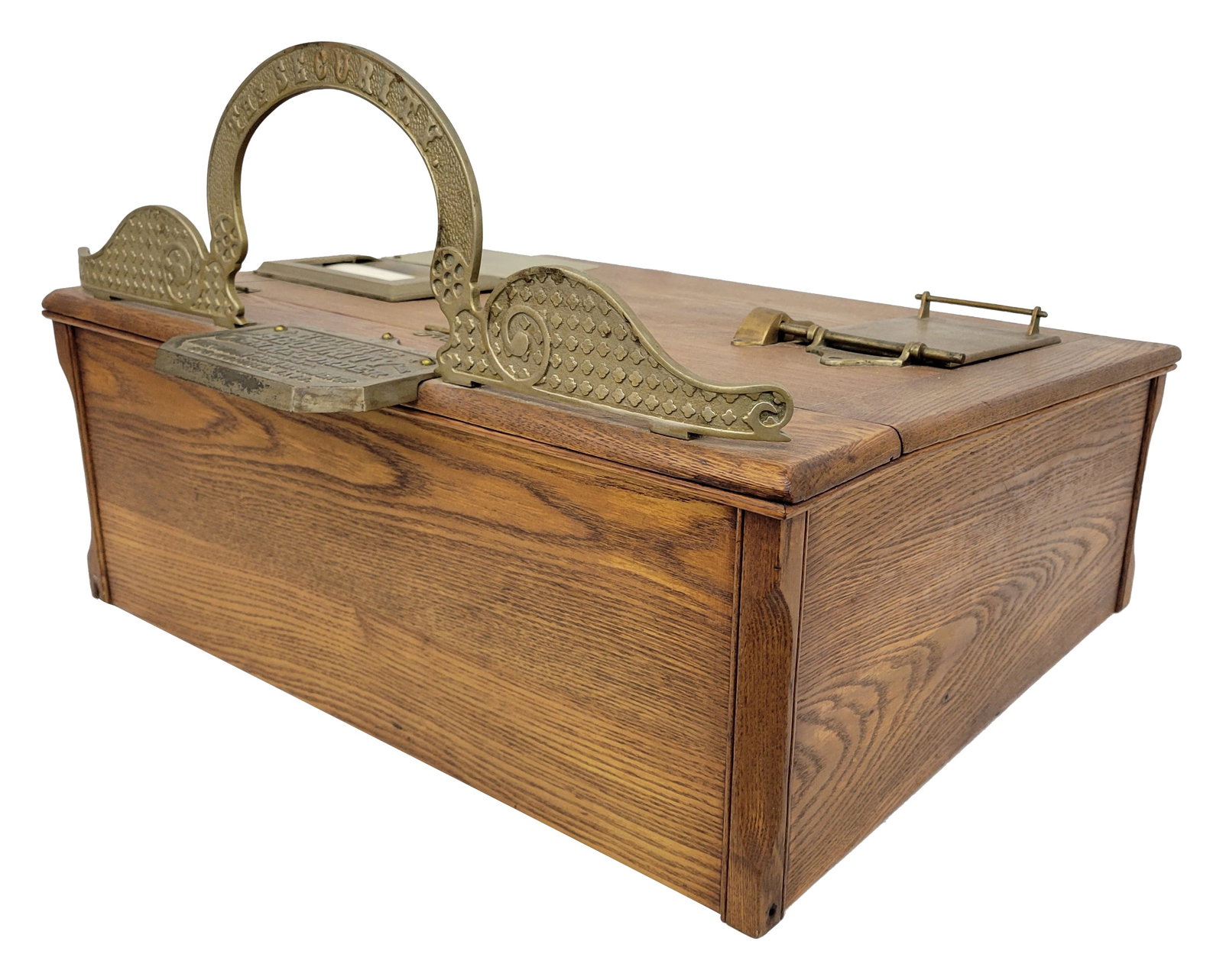 Rare 1897 Antique Hough's Security Cash Recorder (1 of 3)