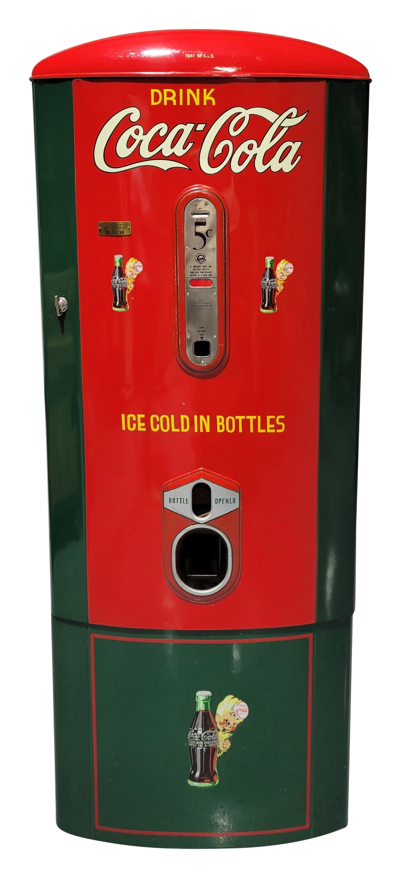 Restored 1941 Mills Model 45 Coca Cola Vending Machine (1 of 8)