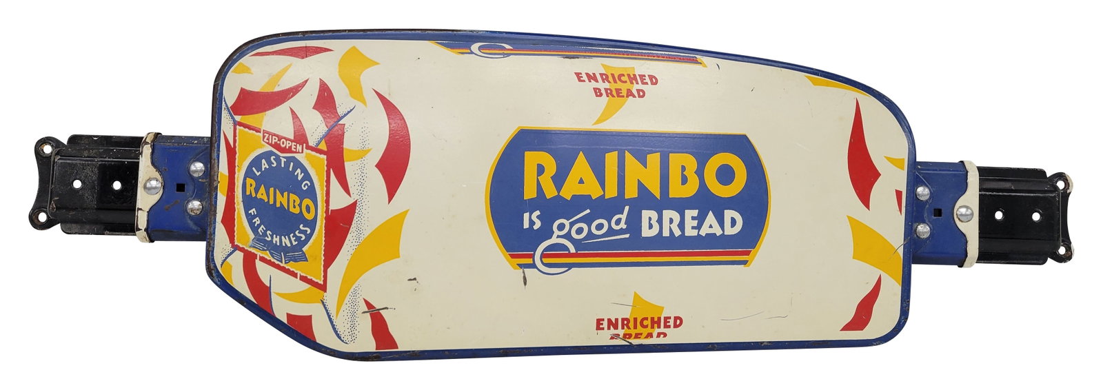 Rainbo Is Good Bread Double Sided Door Push Sign (1 of 2)