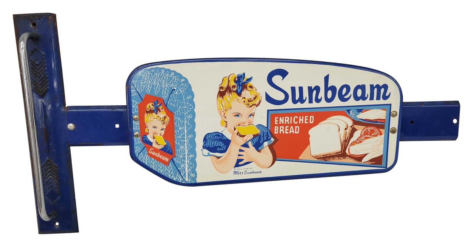 Sunbeam Enriched Bread Single Sided Door Push Sign (1 of 2)