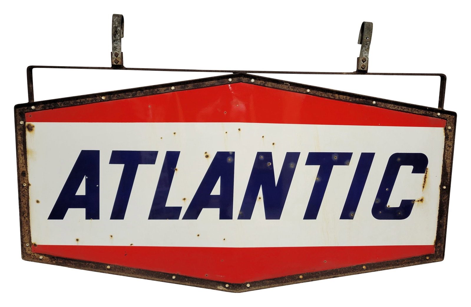 Atlantic Gasoline 6.5' DSP ID Sign w/ Frame (1 of 2)